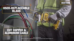 Video Product feature video for the DEWALT cable cutter as a part of the electrical trade solution campaign