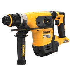 Profile of 60 volt 1 and quarter inch brushless cordless S D S plus rotary hammer tool.