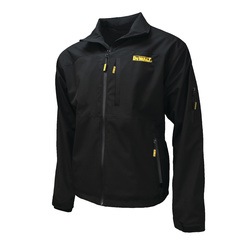Structured soft-shell heated jacket