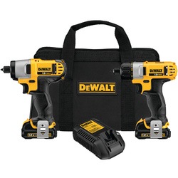 DEWALT - 12V MAX Screwdriver Impact Driver Combo Kit - DCK210S2