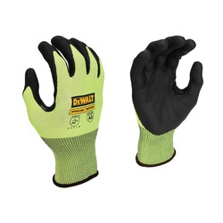 DEWALT - HiVis HPPE Cut Touchscreen Gloves - DPG833M