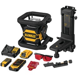 Tool connect red tough rotary laser level full kit.