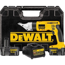 Tool Only DEWALT DC490B 18-Volt Cordless 18 Gauge Swivel Head and Shear
