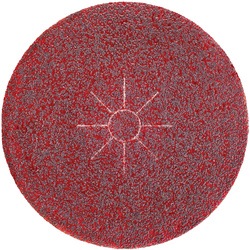 Profile of H P floor sanding disc.