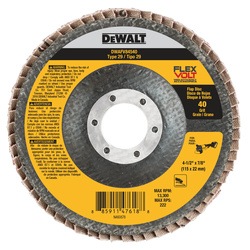 DEWALT - 412 x 78 40G T29 Flexvolt Flap Disc - DWAFV84540