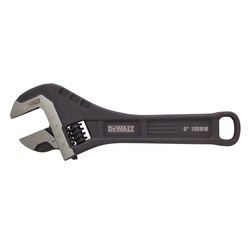 Profile of  6 inch All Steel Adjustable Wrench.