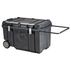 Steel top rail of Tough chest mobile storage.
