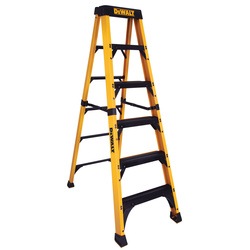 6 foot Fiberglass Step Ladder 500 pound Load Capacity.