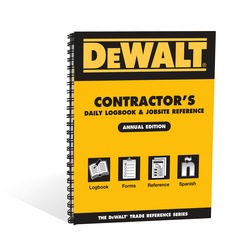Contractors Daily Log Book and Jobsite Reference.