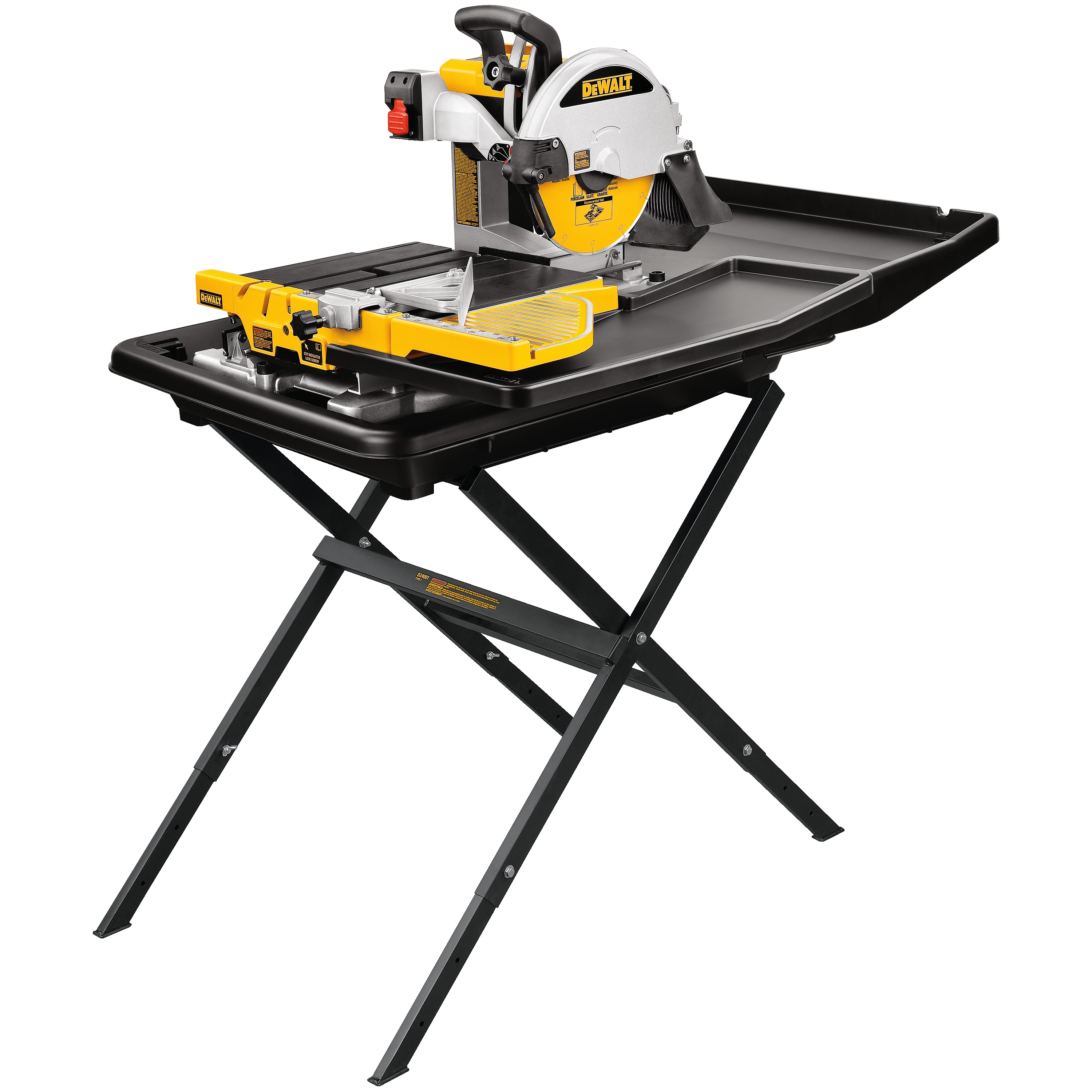 10 In Wet Tile Saw With Stand D24000s Dewalt