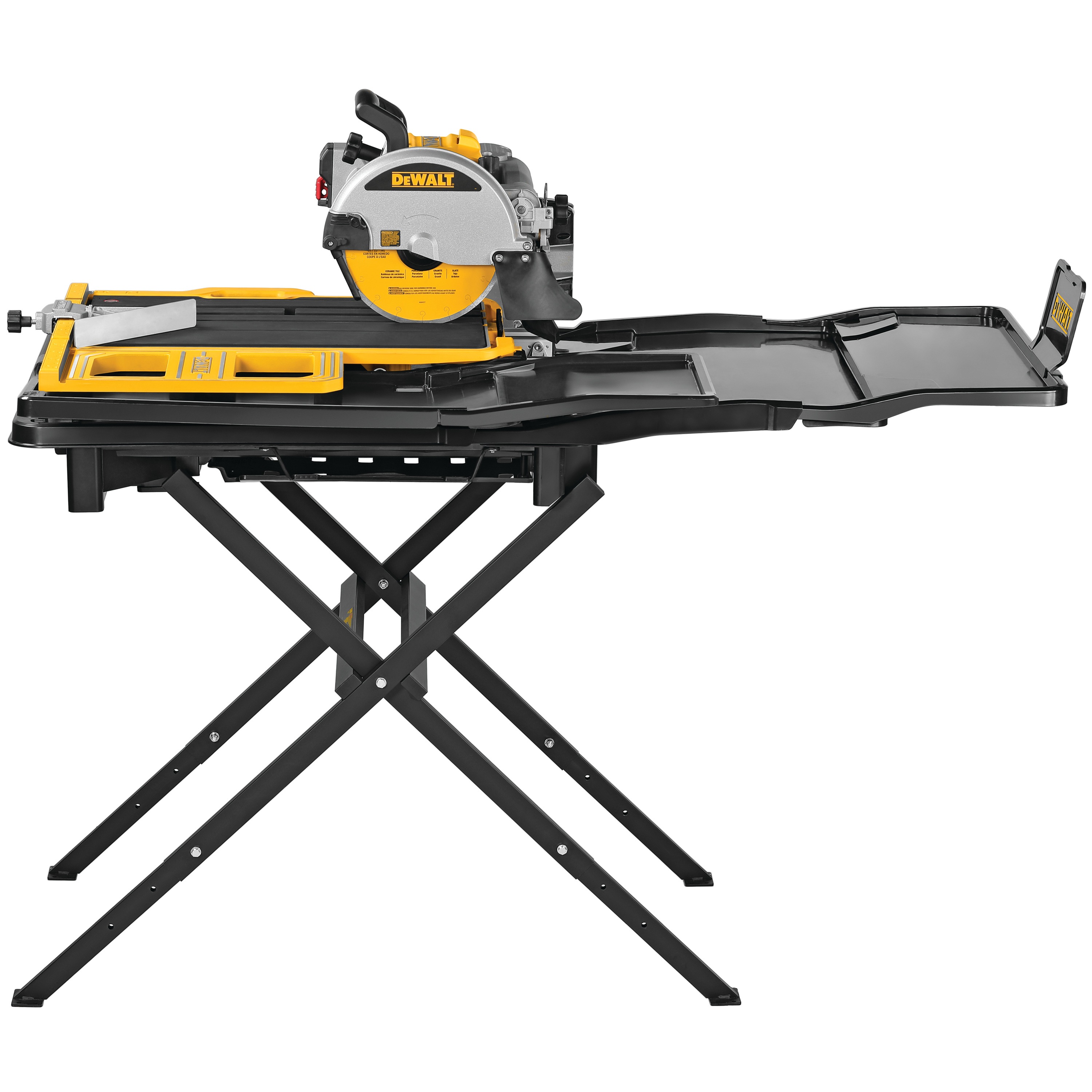 10 In High Capacity Wet Tile Saw With Stand D36000s Dewalt