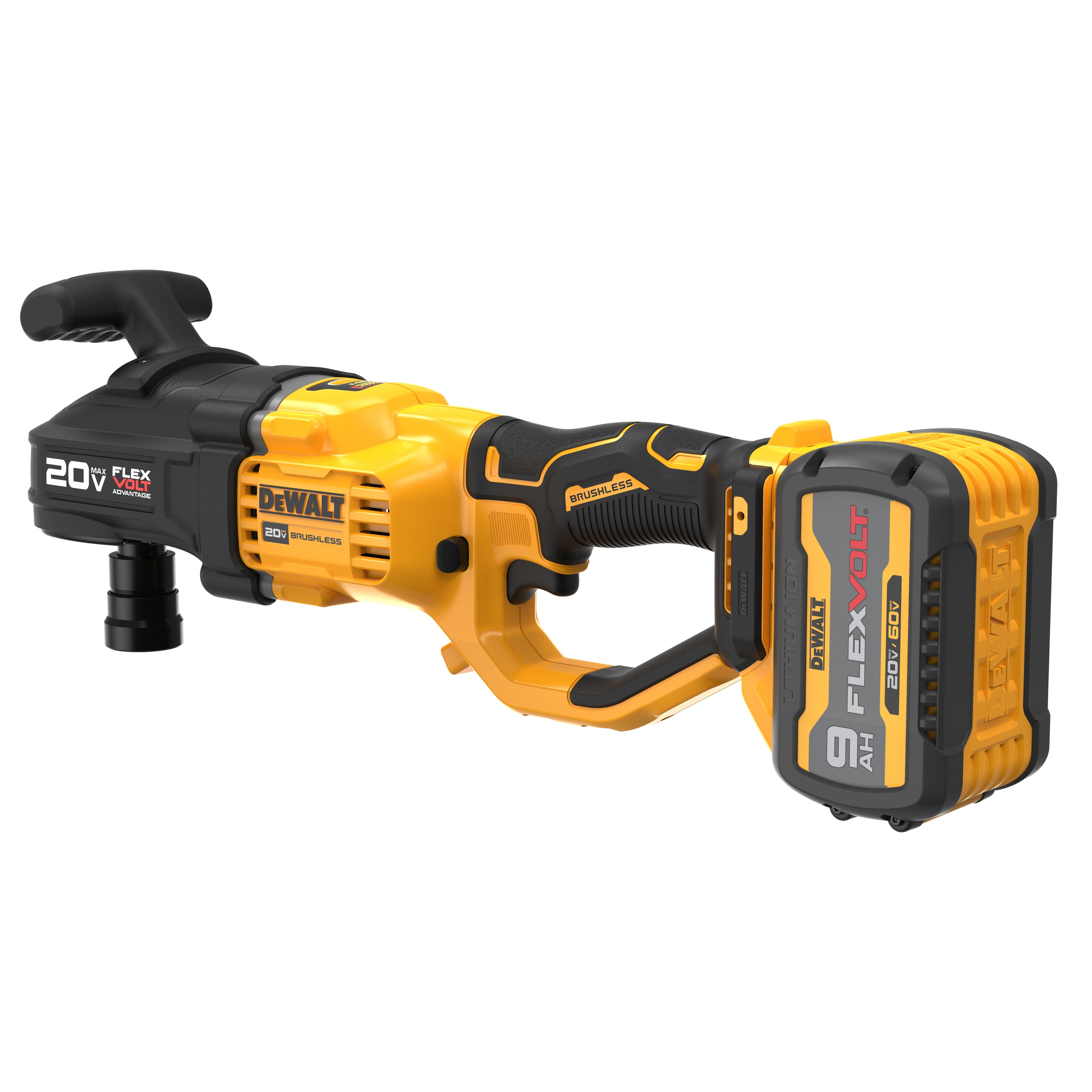 DEWALT - 20V MAX Brushless Cordless 716 in Compact Quick Change Stud and Joist Drill with FLEXVOLT ADVANTAGE Kit - DCD445X1