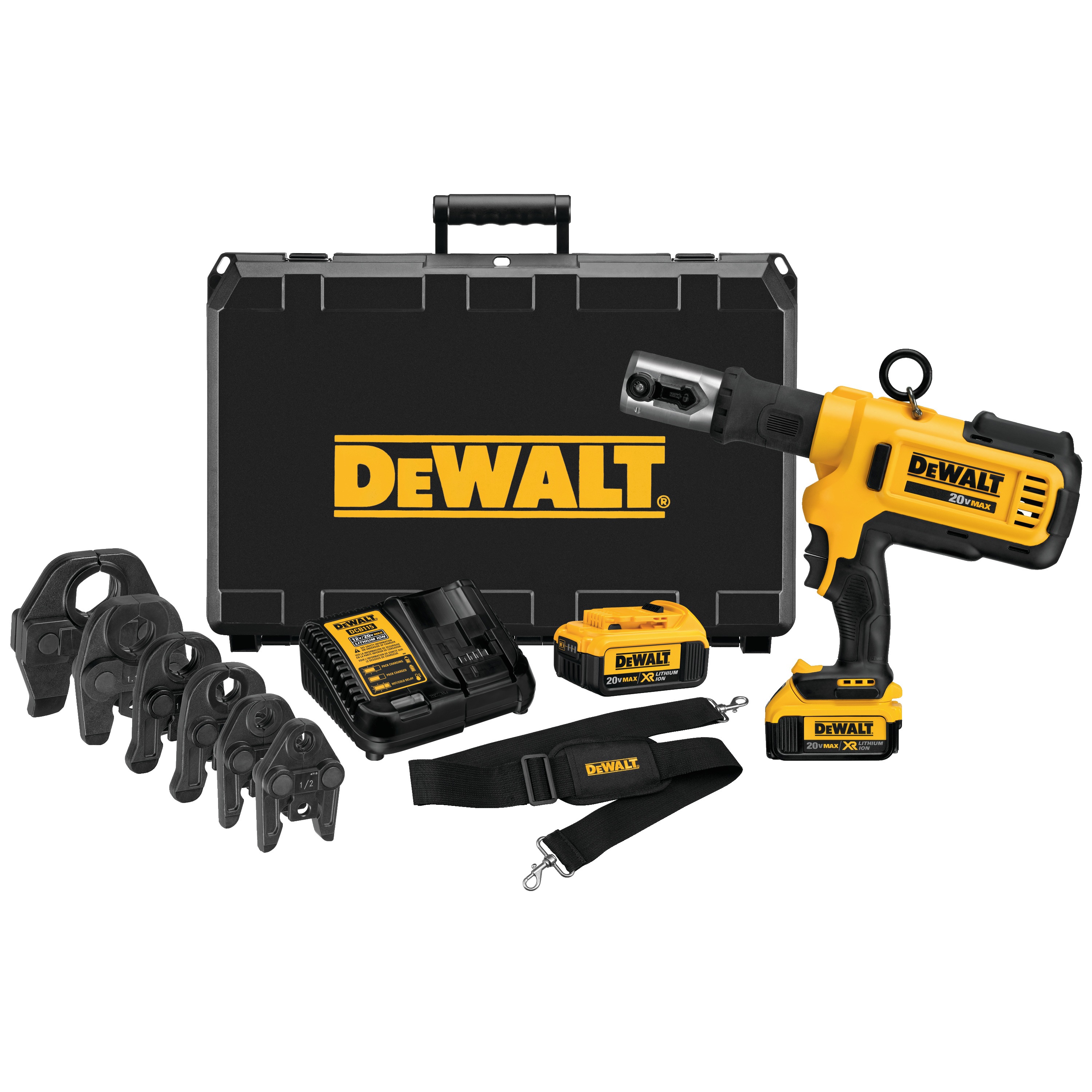 20v Max Cordless Press Tool With Jaws Dce200m2k Dewalt