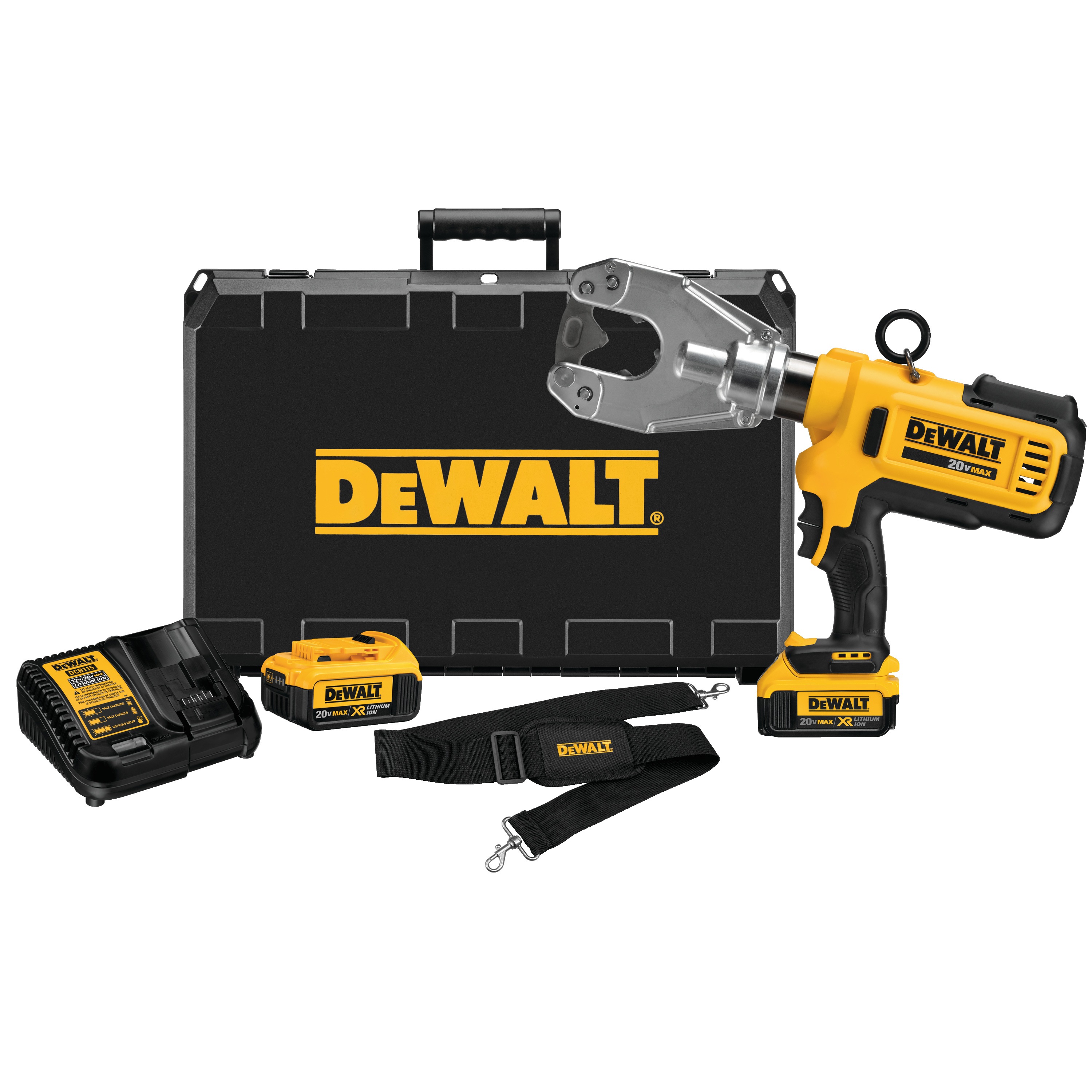 20V MAX* DIELESS CABLE CRIMPING TOOL KIT DCE350M2 DEWALT