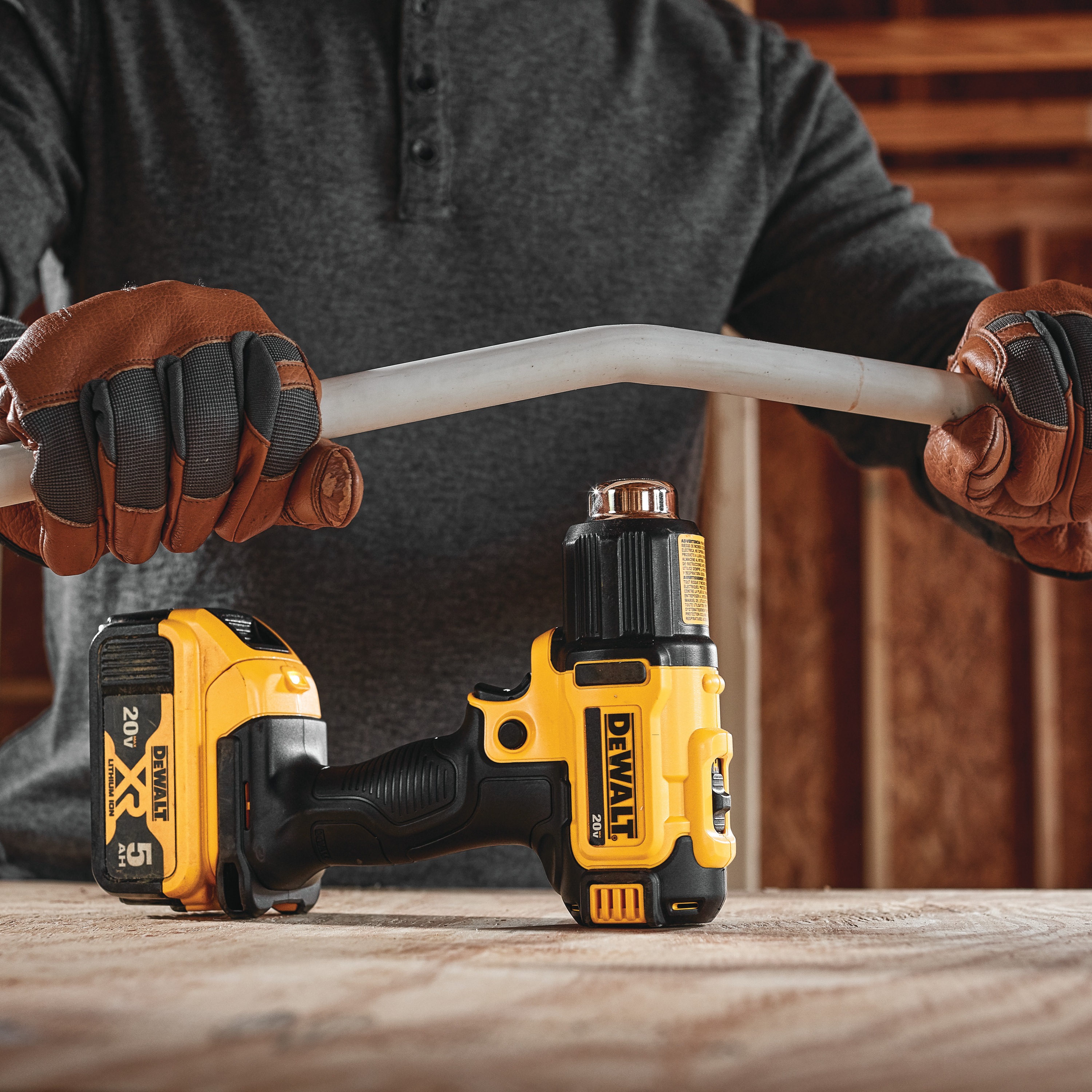 Werkzeuge Dewalt DCE530B 20 VOLT Cordless Heat Gun W/ LED Light NEW