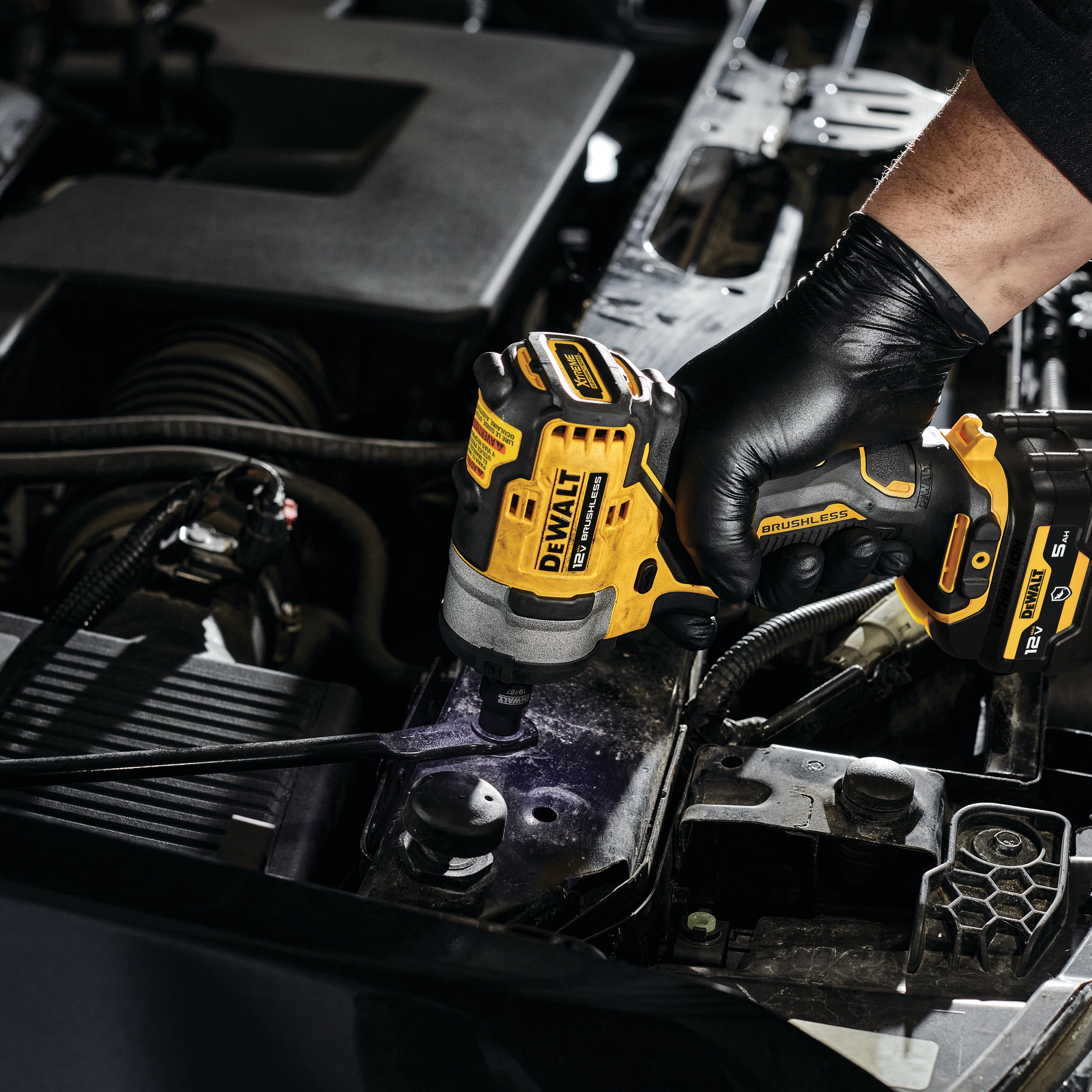 DEWALT - XTREME 12V MAX Brushless 38 in Cordless Impact Wrench Tool Only - DCF903B
