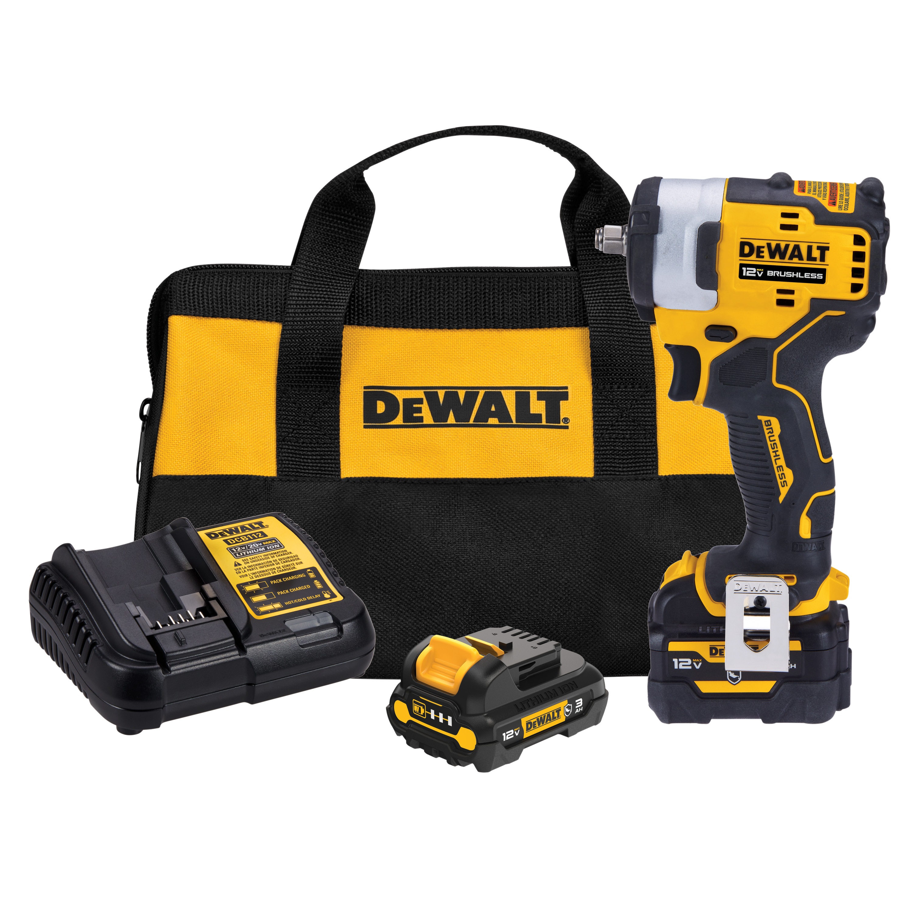 Vijf domineren namens XTREME 12V MAX* Brushless 3/8 in. Cordless Impact Wrench Kit - DCF903GJ1G1  | DEWALT