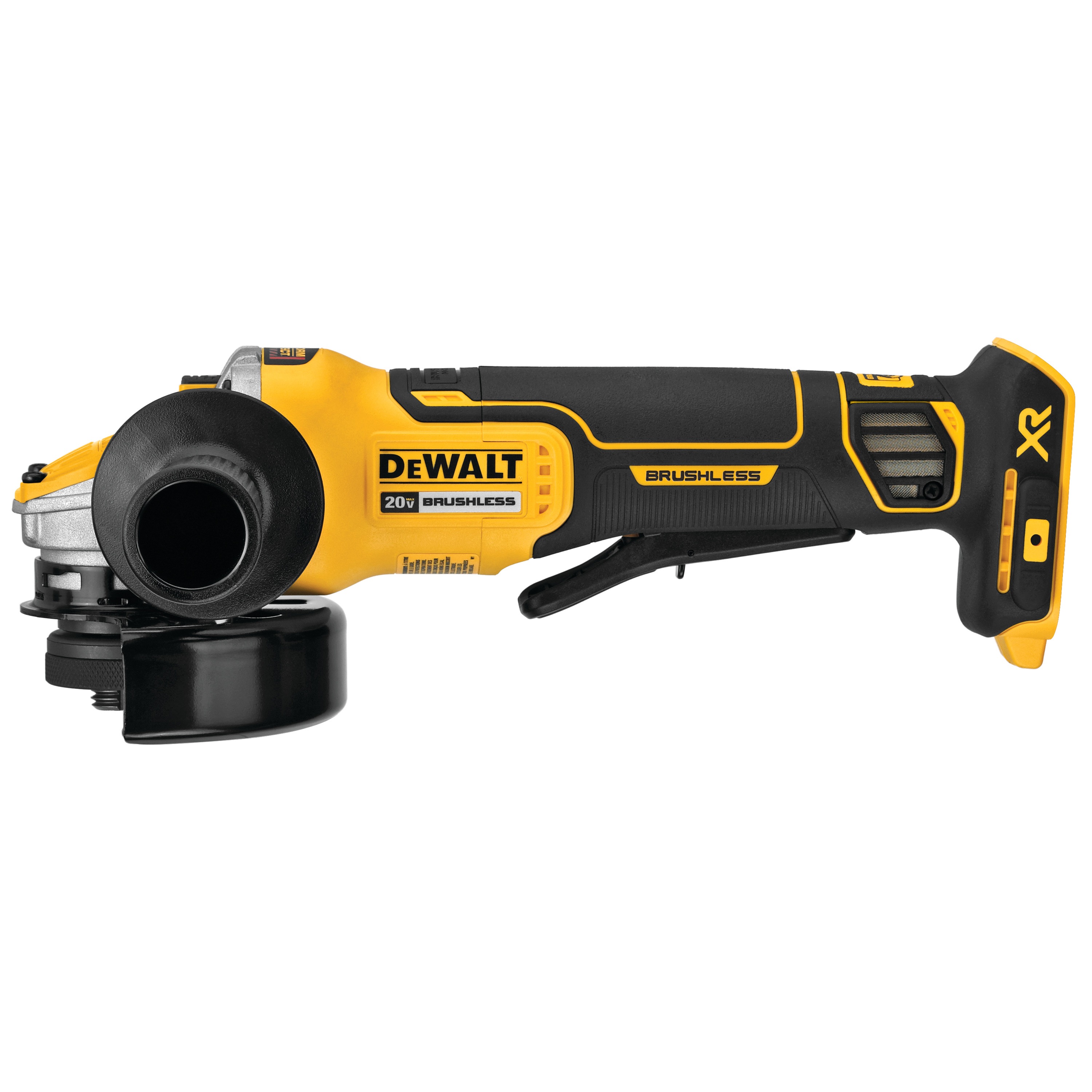 DEWALT - 20V MAX XR 412  5 in Brushless Cordless Small Angle Grinder with Power Detect Tool Technology Tool Only - DCG415B