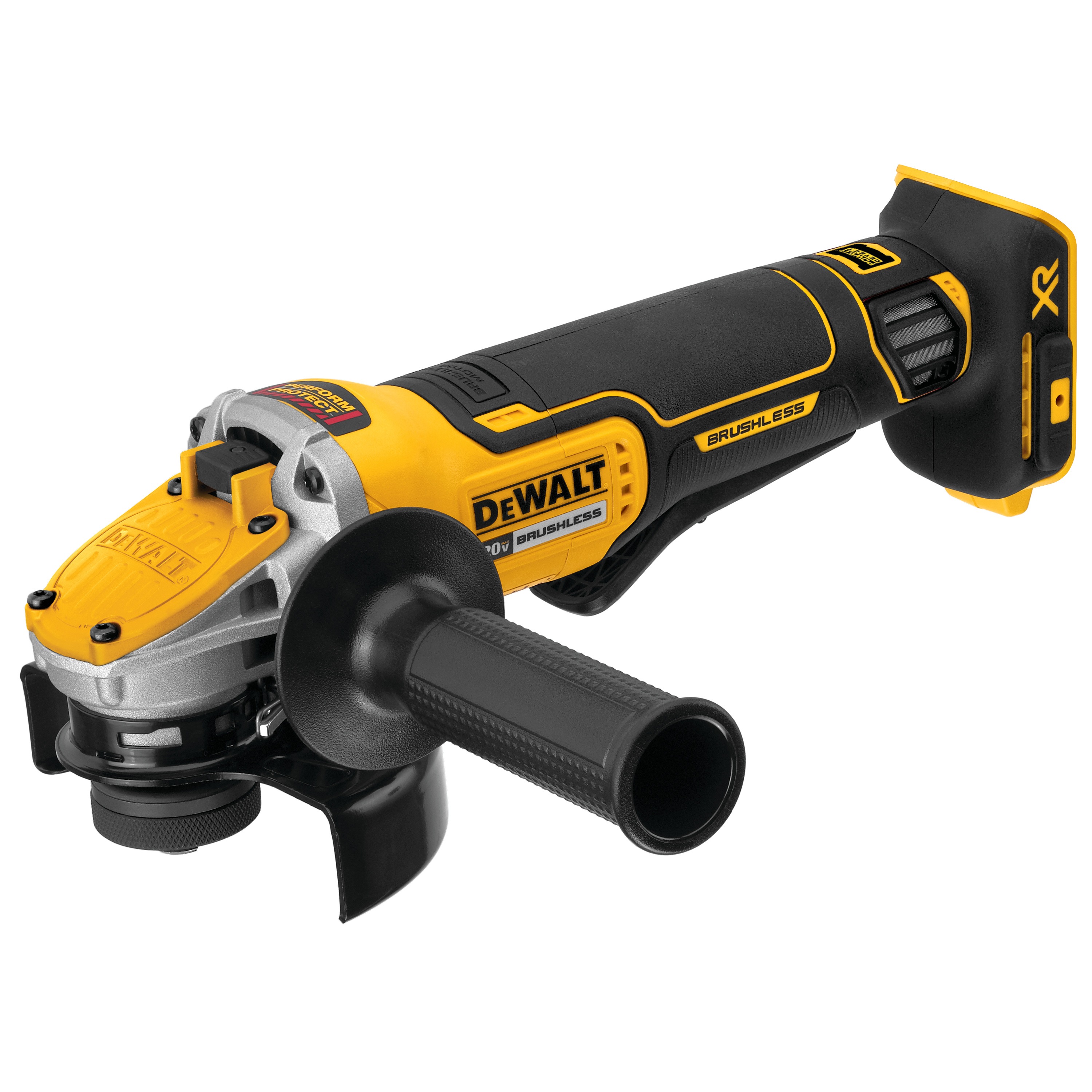 DEWALT - 20V MAX XR 412  5 in Brushless Cordless Small Angle Grinder with Power Detect Tool Technology Tool Only - DCG415B