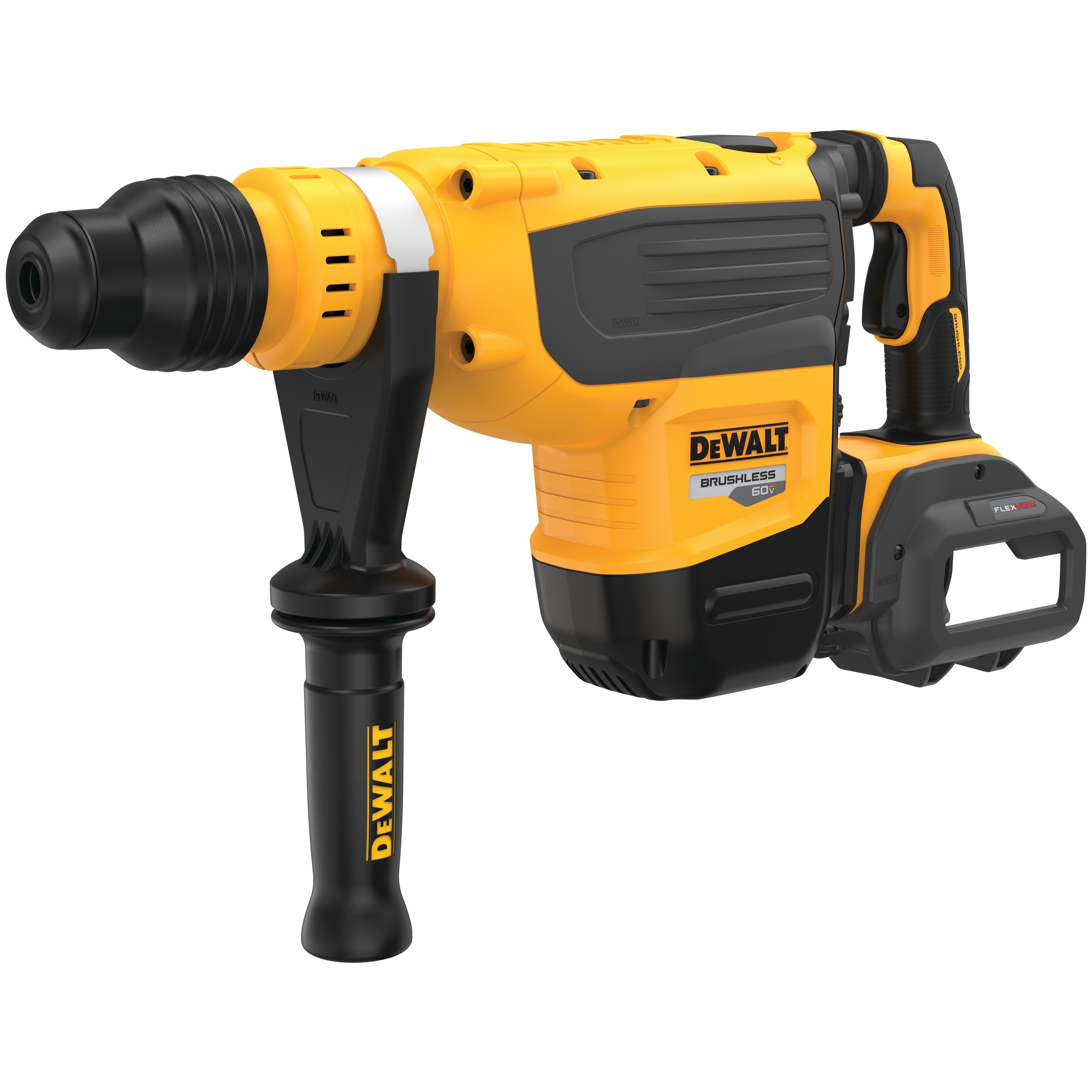 Rotary Hammers 60V MAX* 1-7/8 in. Brushless Cordless SDS MAX Combination Rotary Hammer  (Tool Only) - DCH733B | DEWALT
