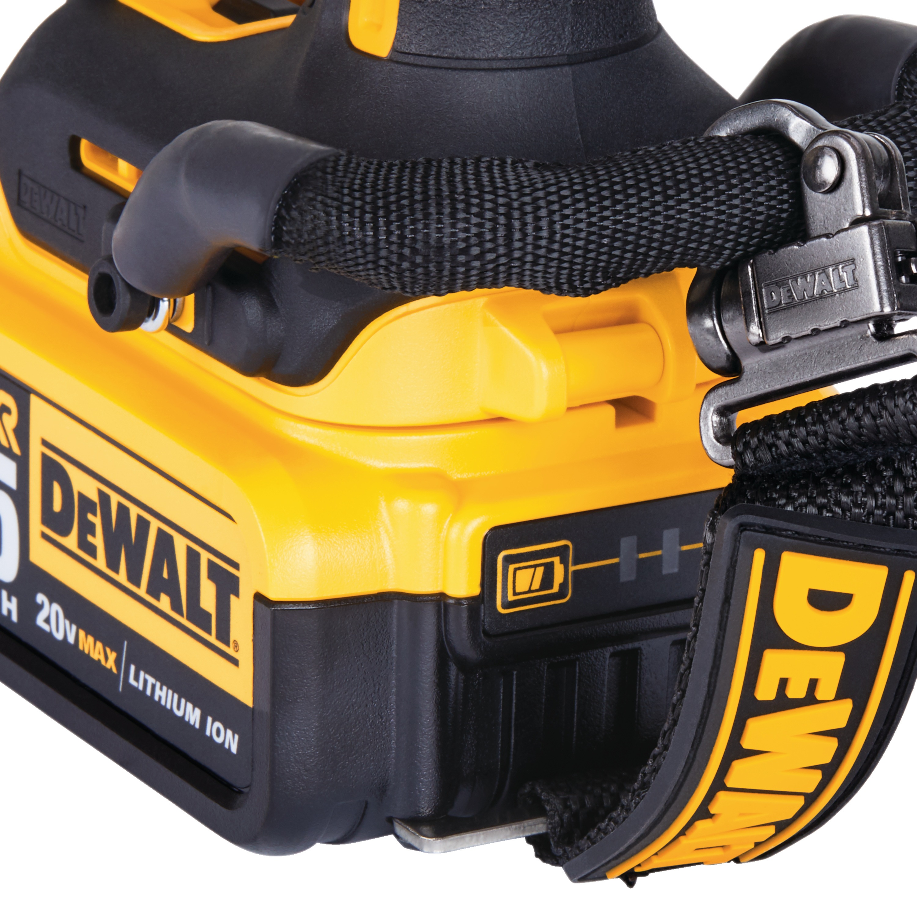 profile of 5 amp hour battery of a XR hammer drill