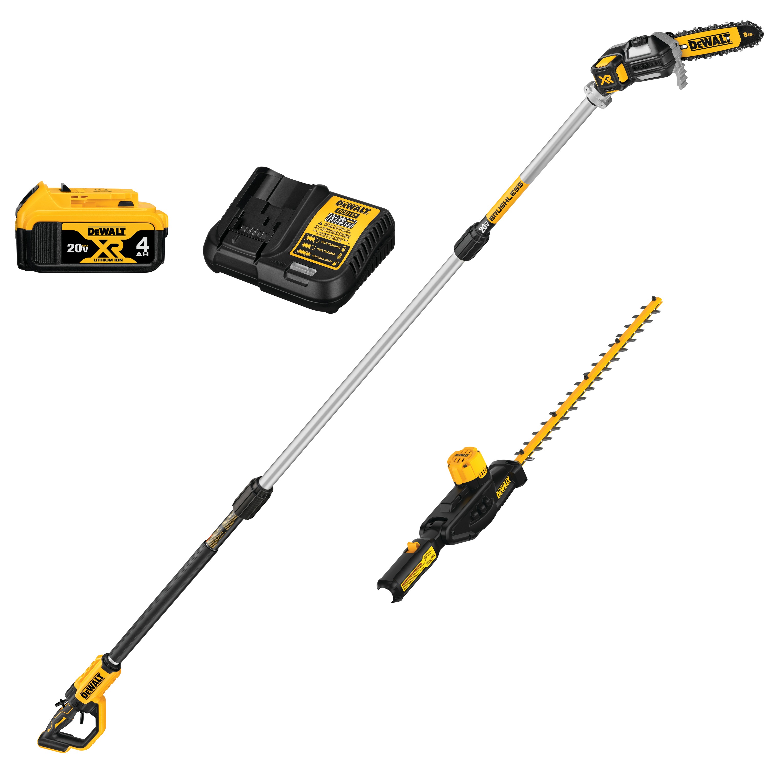 battery operated pole hedge trimmer