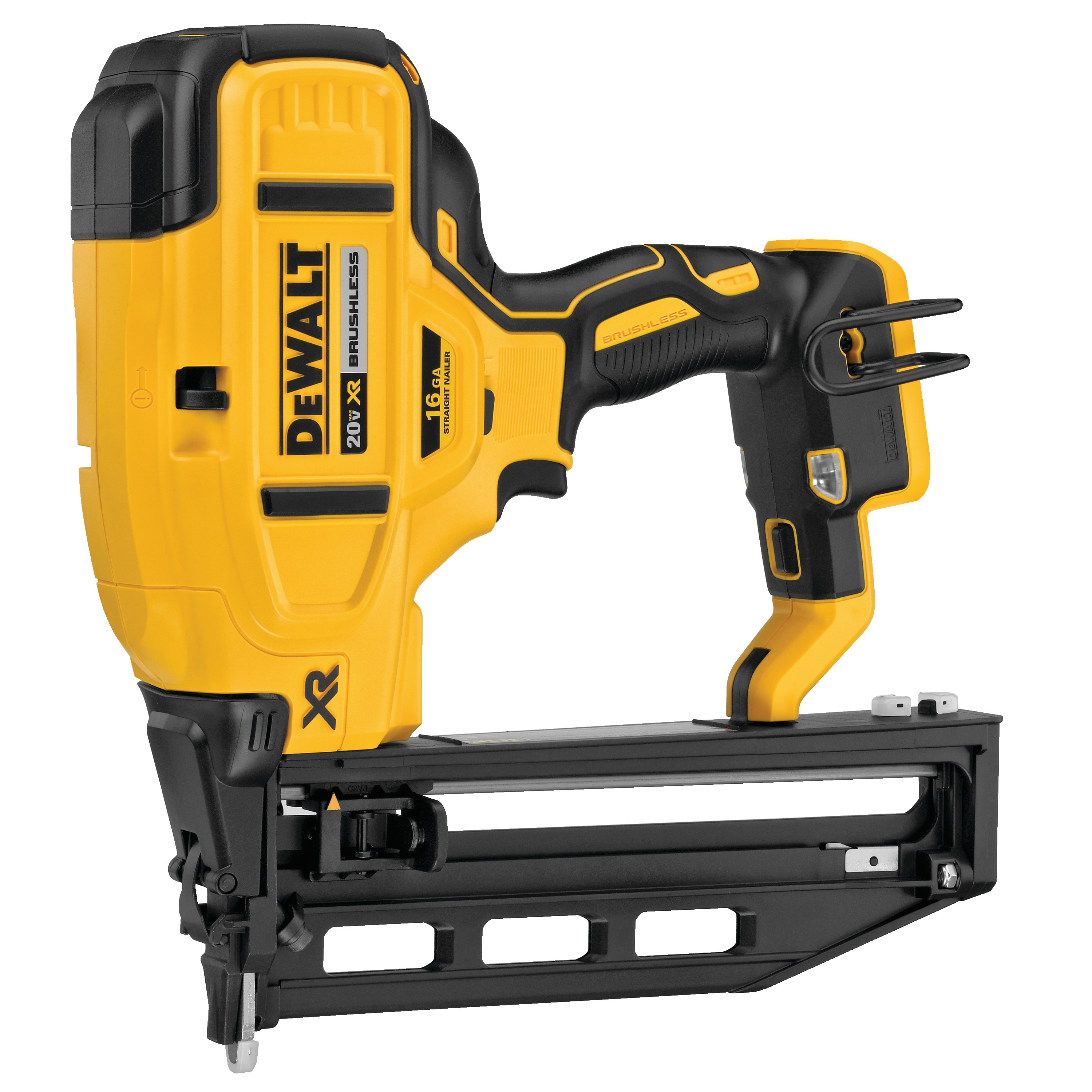 Profile of a  XR 16 gauge Cordless Straight Nailer