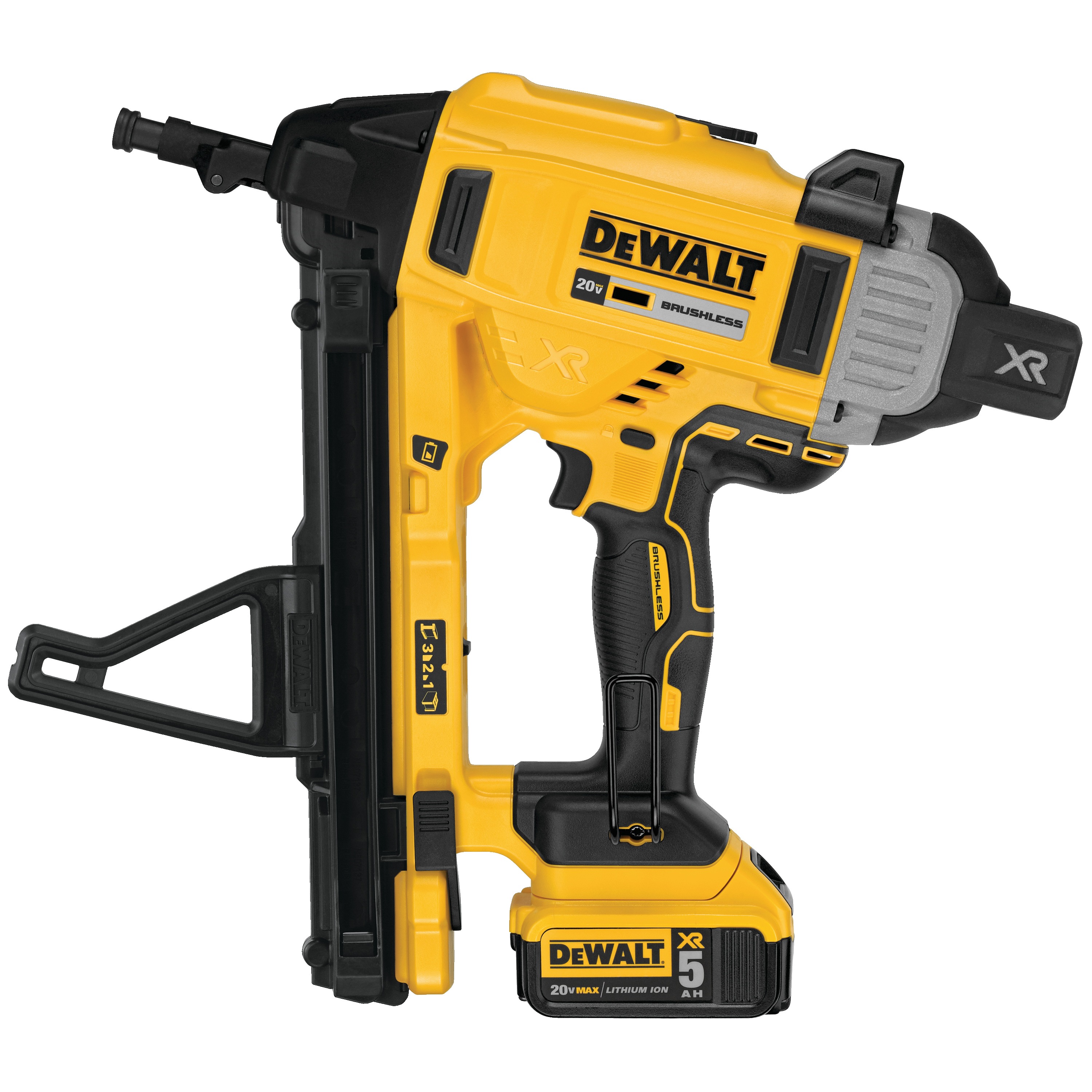 1" Magazine Cordless Concrete Nailer Kit DCN891P2 DEWALT