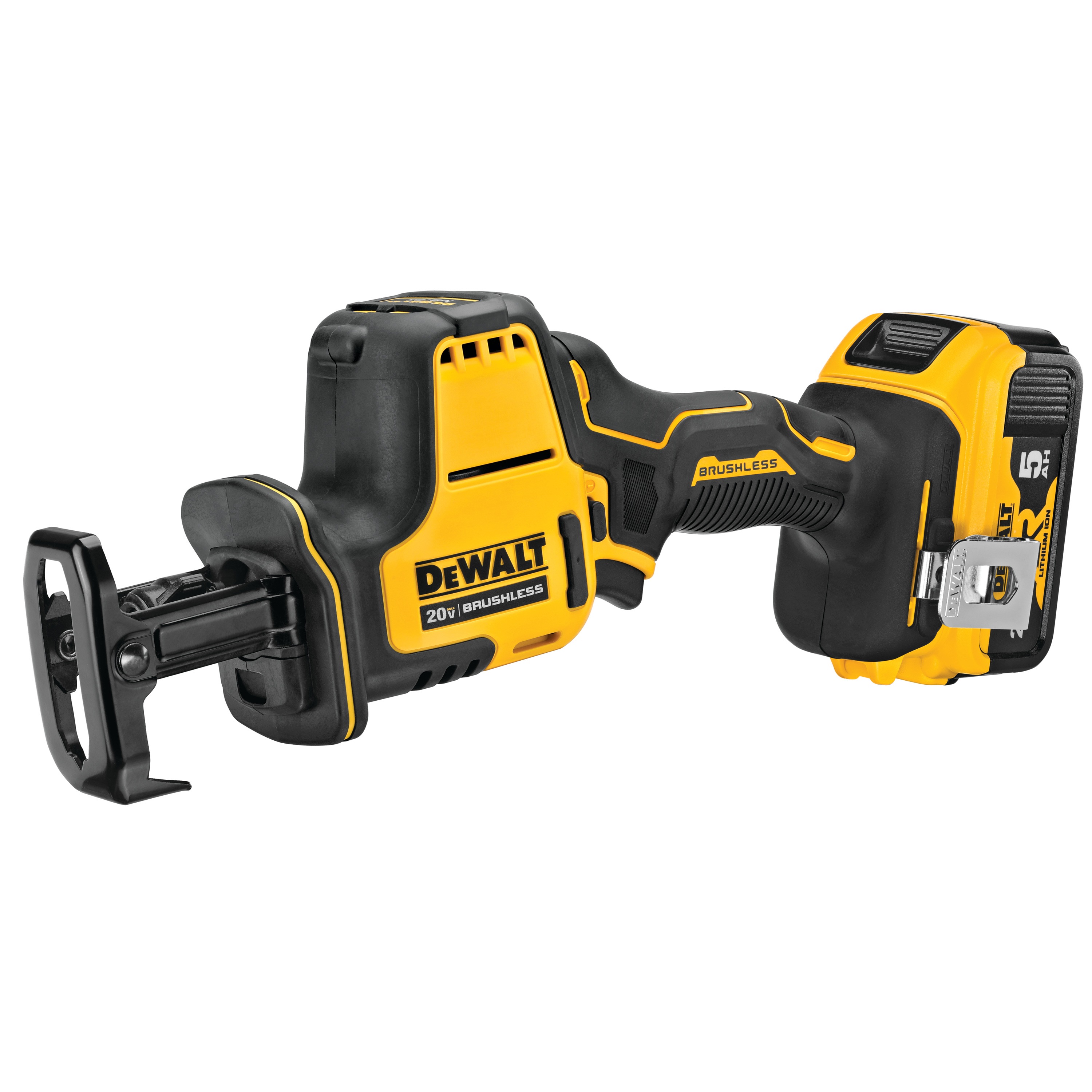 Profile of Cordless One Handed Reciprocating Saw