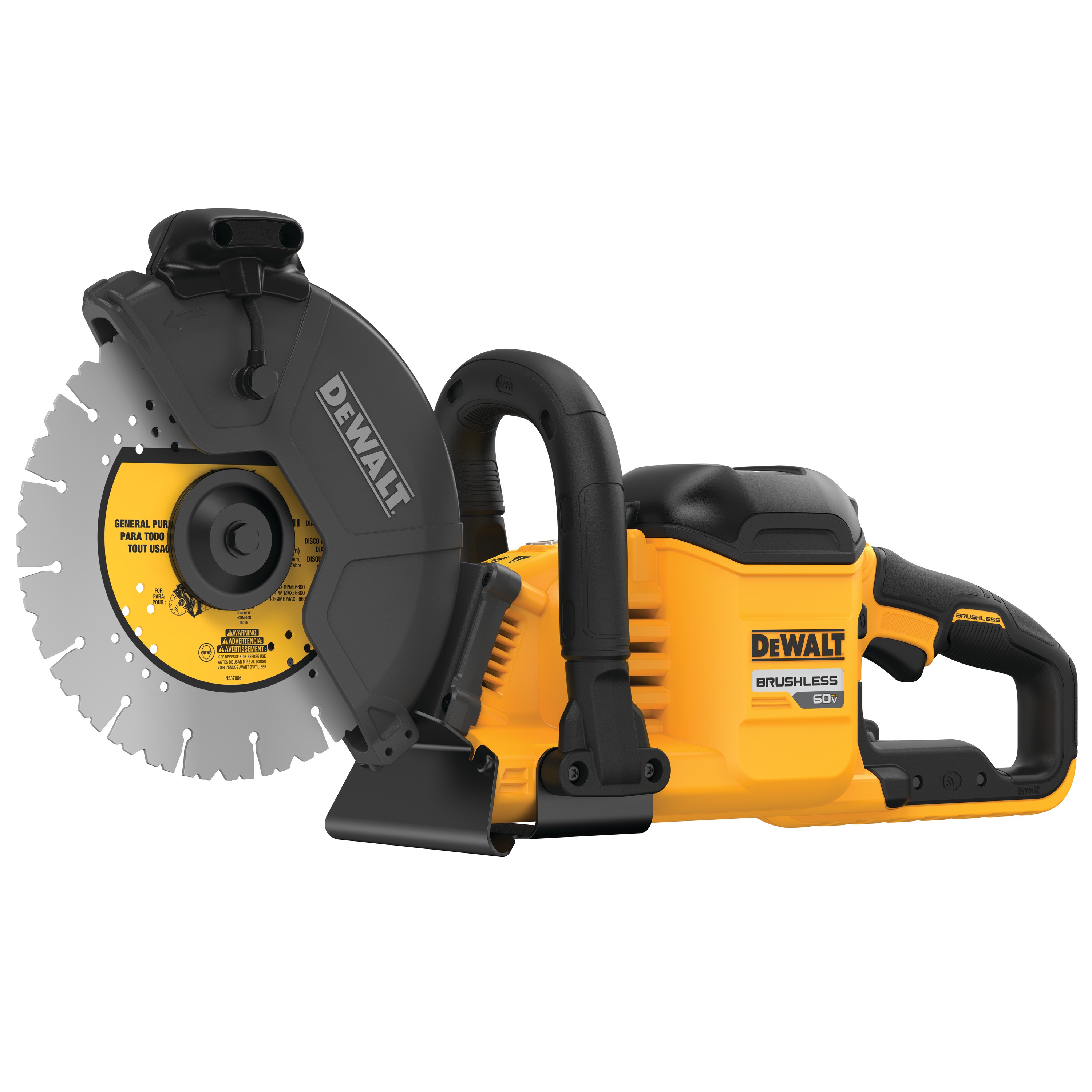 60V MAX* 9 in. Brushless Cordless CutOff Saw Kit DCS690X2 DEWALT