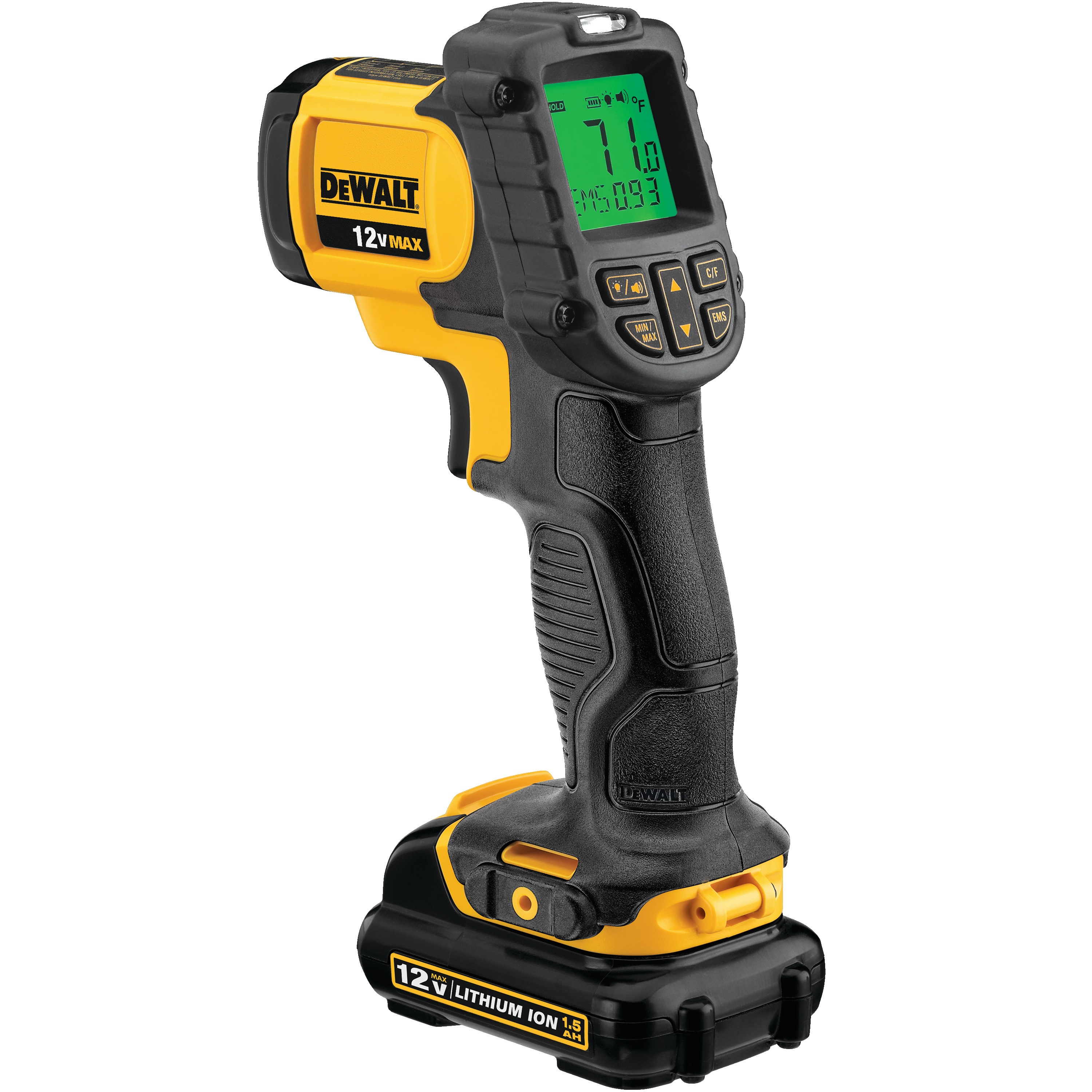 12V MAX* Infrared Thermometer Kit DCT414S1 DEWALT