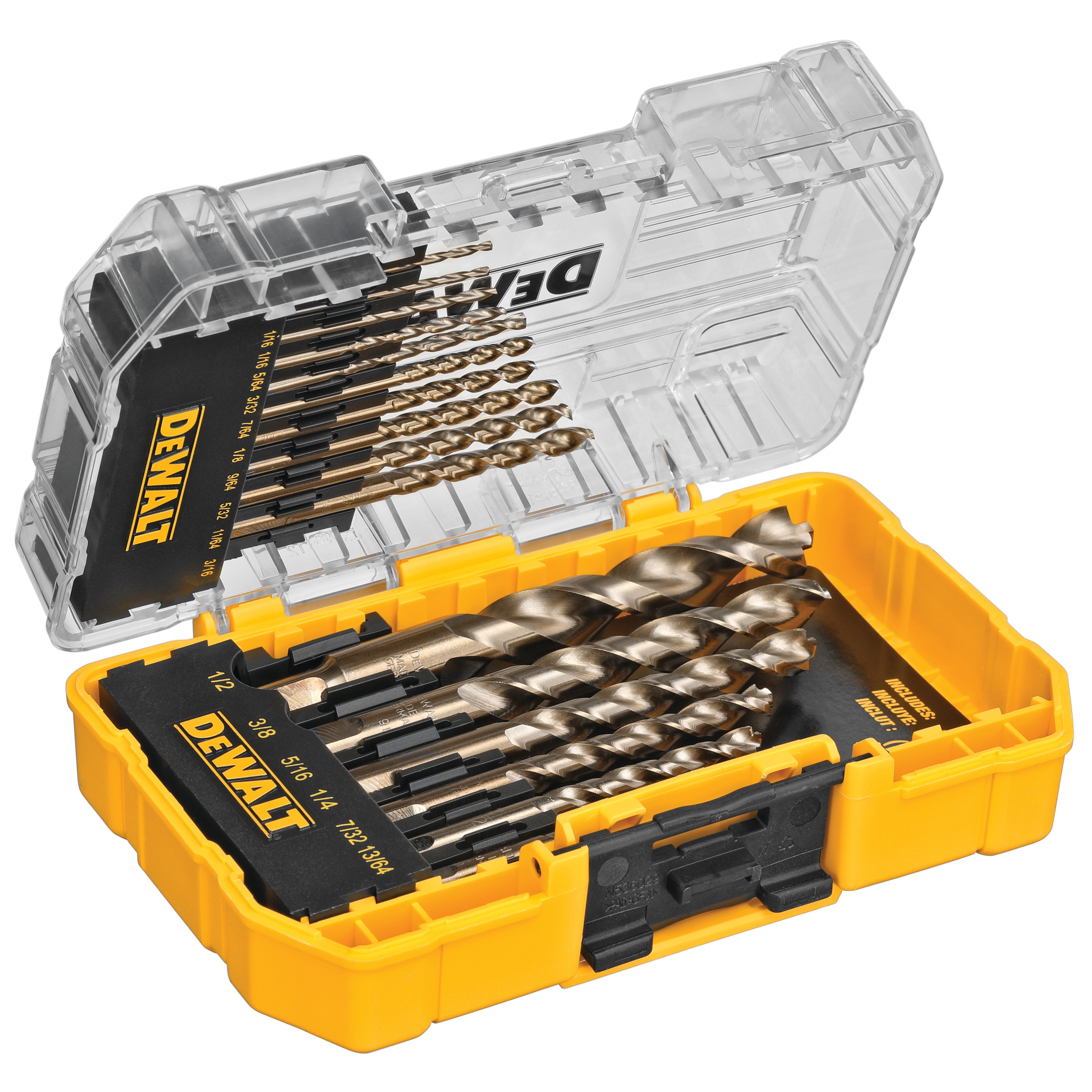 16 pc. PILOT POINT® Drill Bit Set DW1956 DEWALT