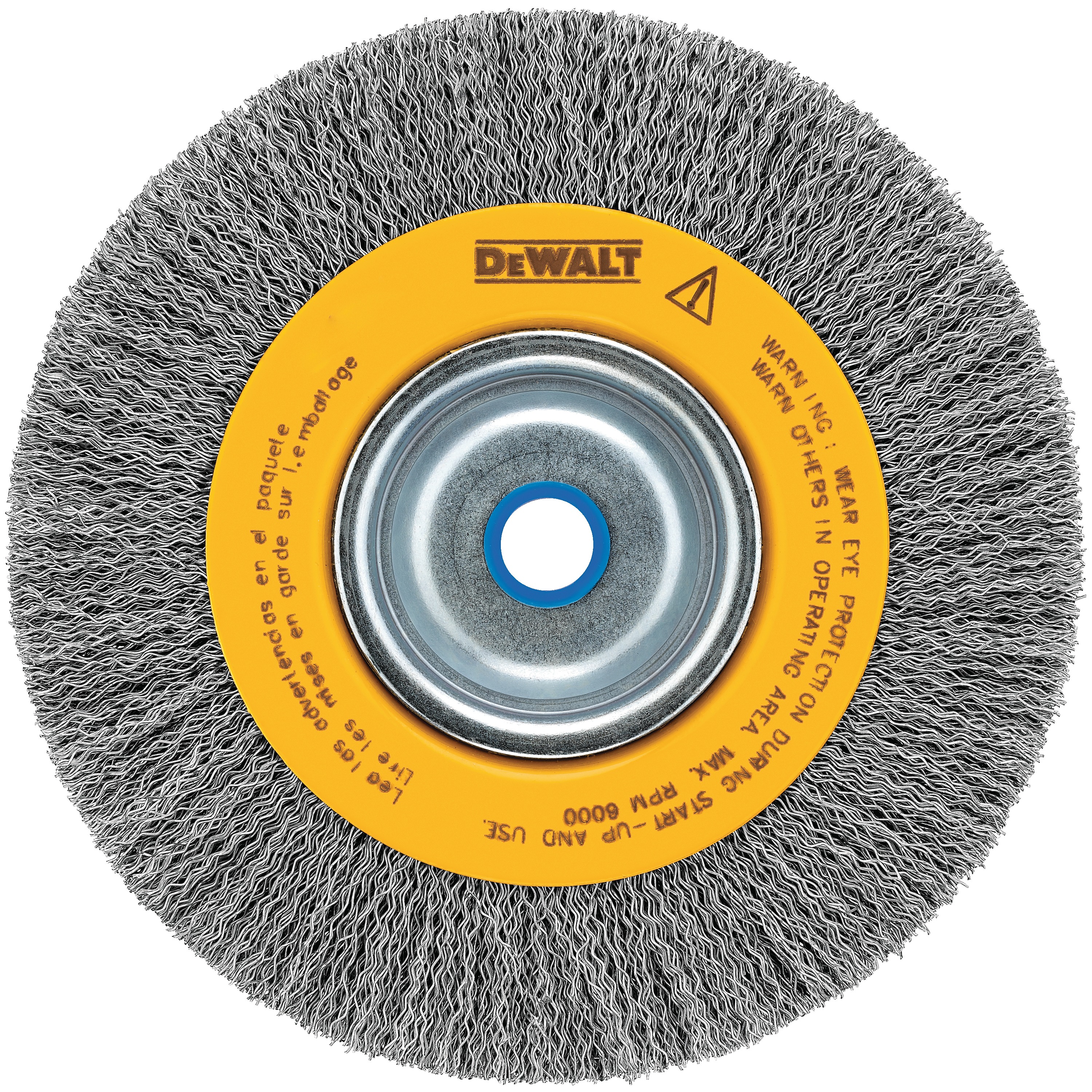 Century Drill and Tool 76863 Fine Bench Grinder Wire Wheel Brush 6-Inch