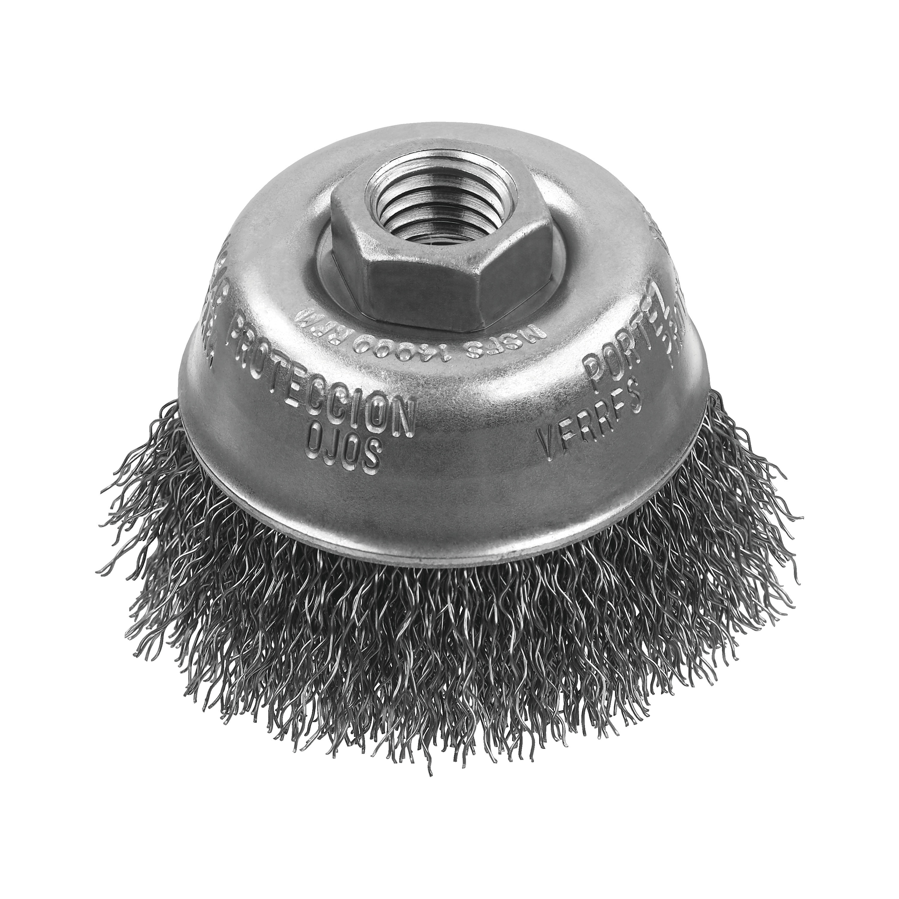 4" x 5/8"11 XP .020 Carbon Knot Wire Cup Brush DW49158 DEWALT