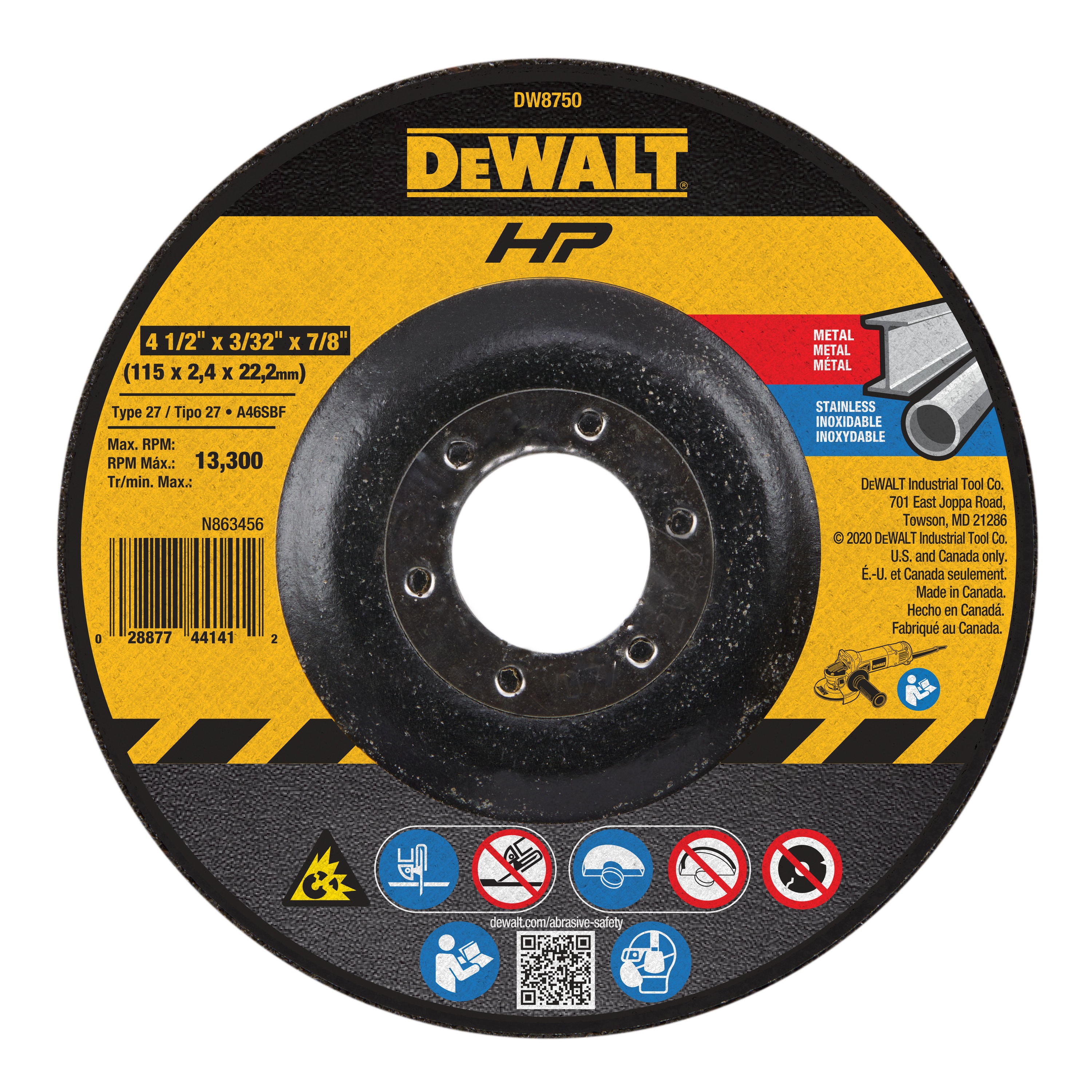 High performance cutting and notching wheels.