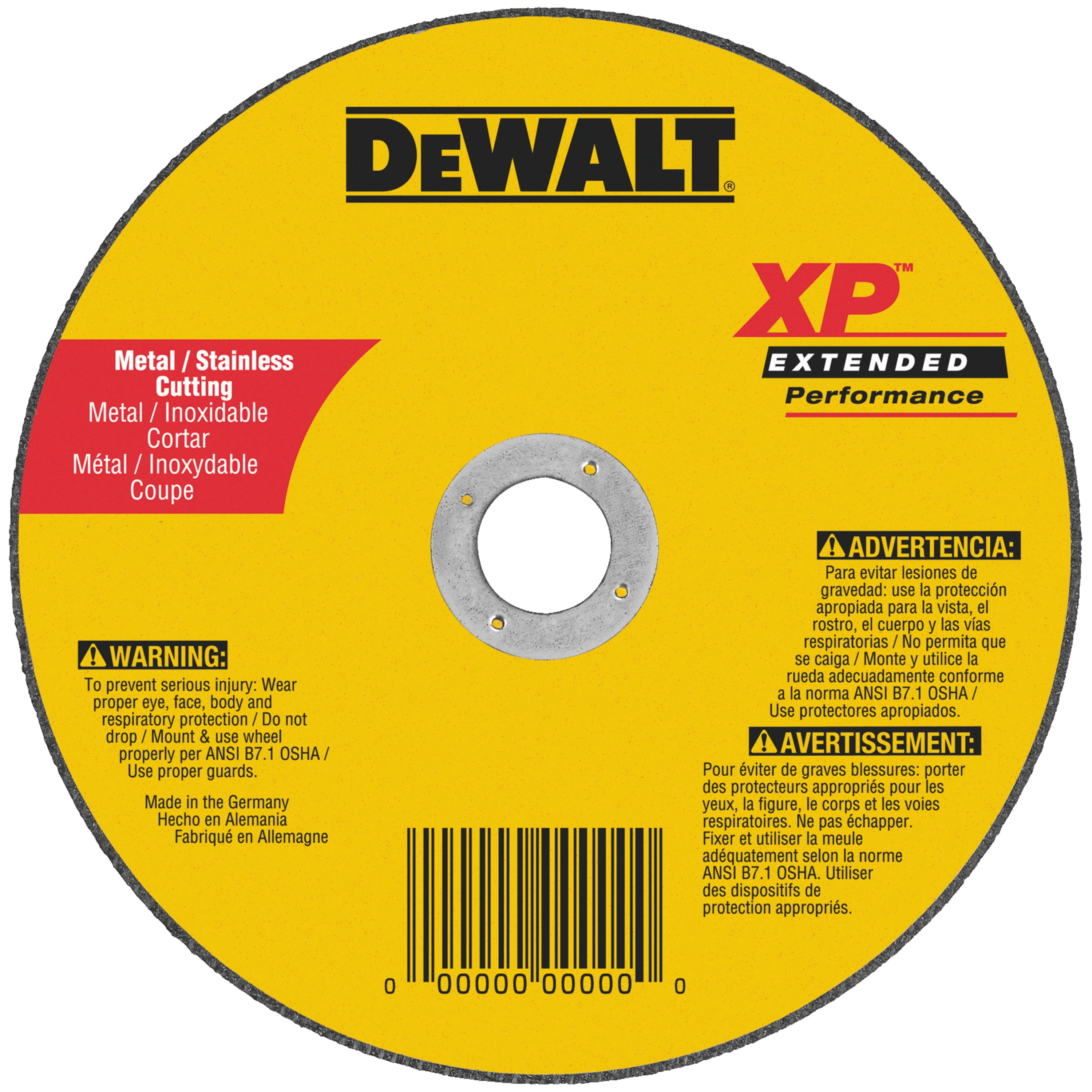 XP Metal Cutting Wheels Type 27 DEWALT