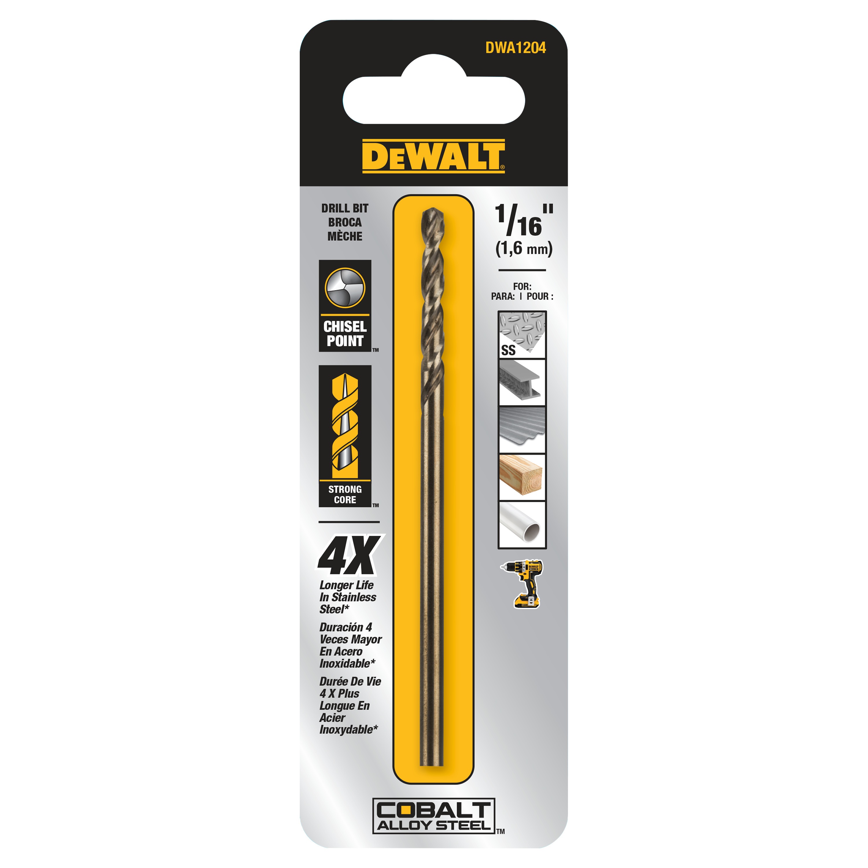 DEWALT - 116 Industrial Cobalt - DWA1204