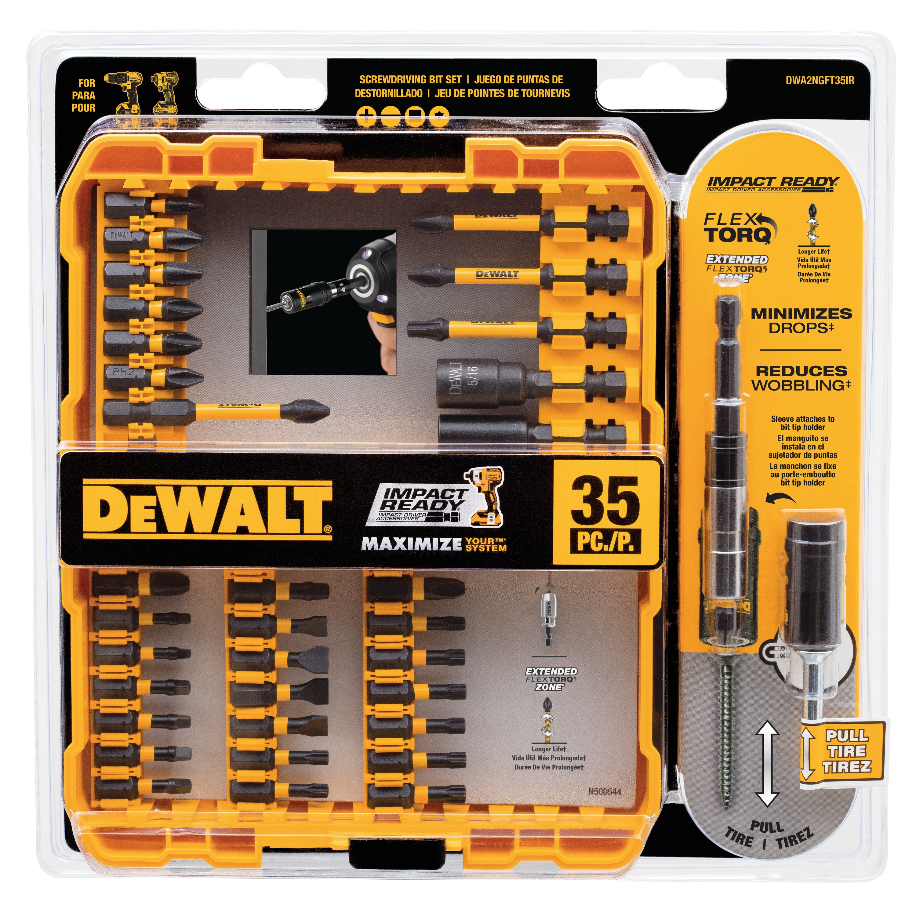 30Pc. IMPACT READY® Screwdriving Set DWA2FTS30IR DEWALT