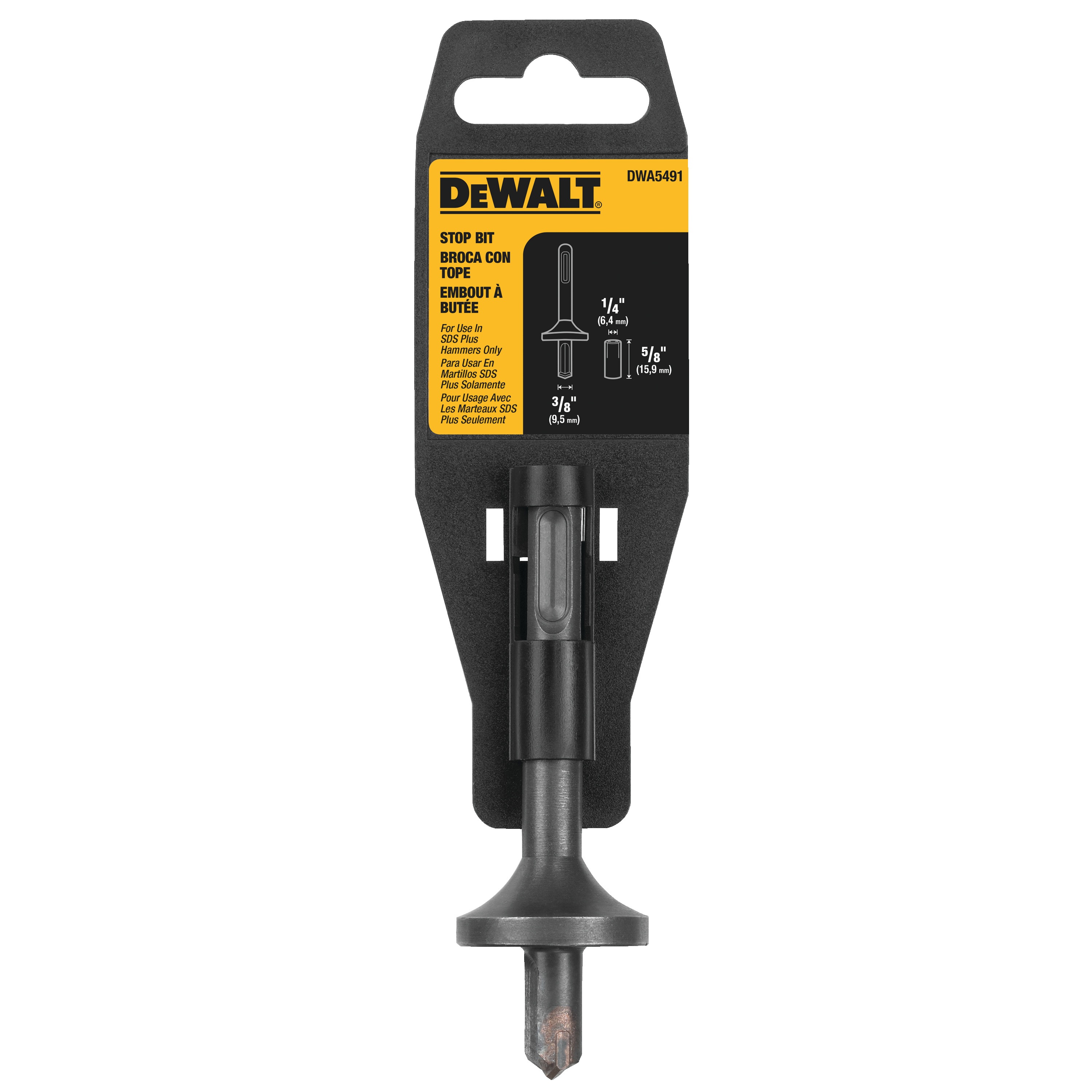SDS Plus Stop Bits DEWALT