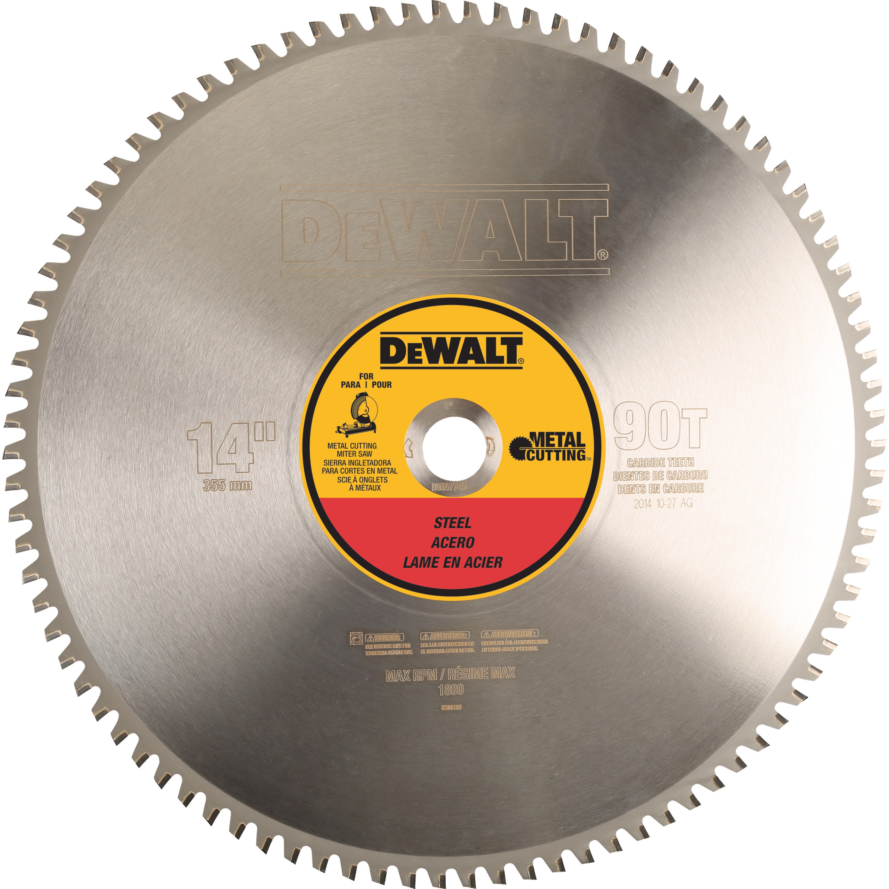DeWalt DWA7747 14” 66T Metal Cutting Blade