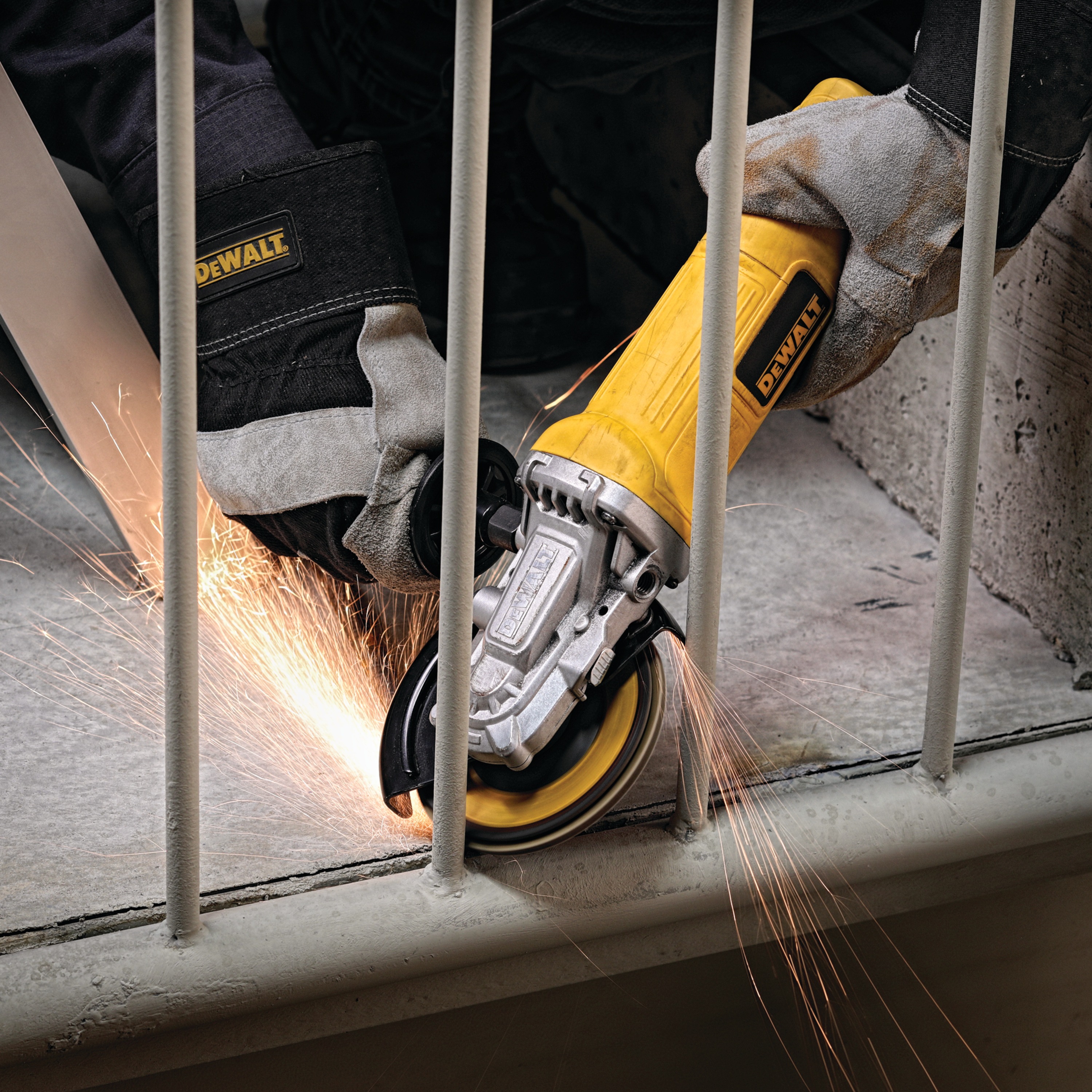 41/2 IN. 5 IN. FLATHEAD PADDLE SWITCH SMALL ANGLE GRINDER WITH NO