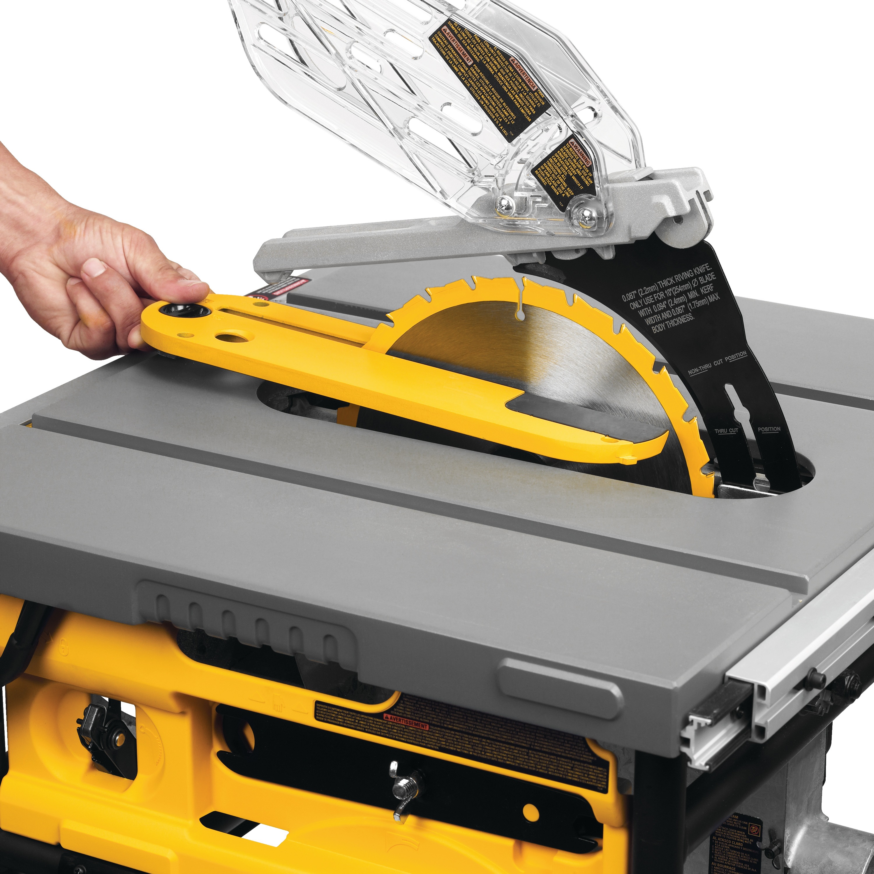 10 Compact Job Site Table Saw With Site Pro Modular Guarding System