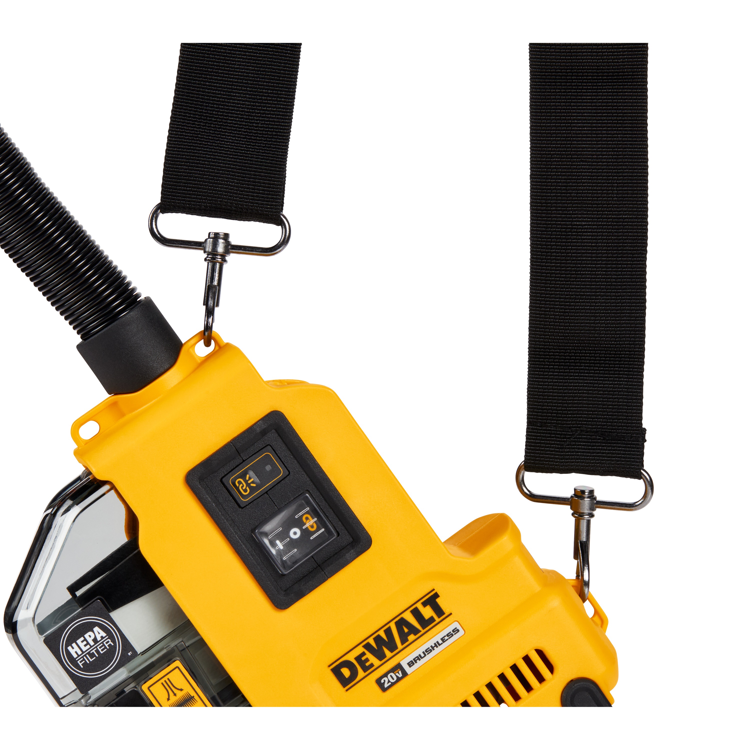 DEWALT - 20V MAX Brushless Cordless Universal Dust Extractor Tool Only - DWH161B