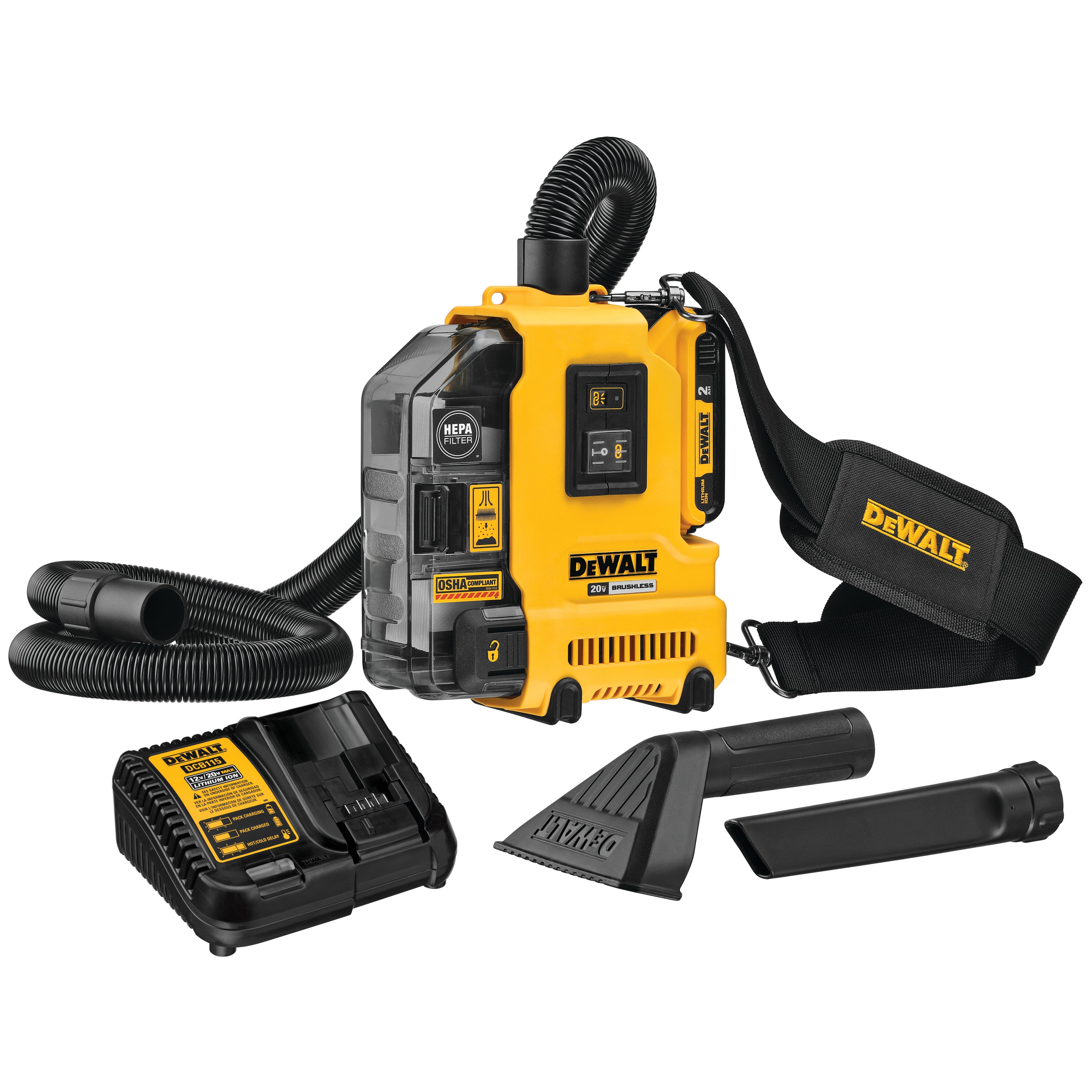 Dewalt Dust Extractor >> 20v Max Brushless Universal Dust Extractor Kit Dwh161d1 Dewalt Dust Extractor >> 20v Max Brushless Universal Dust Extractor Kit Dwh161d1