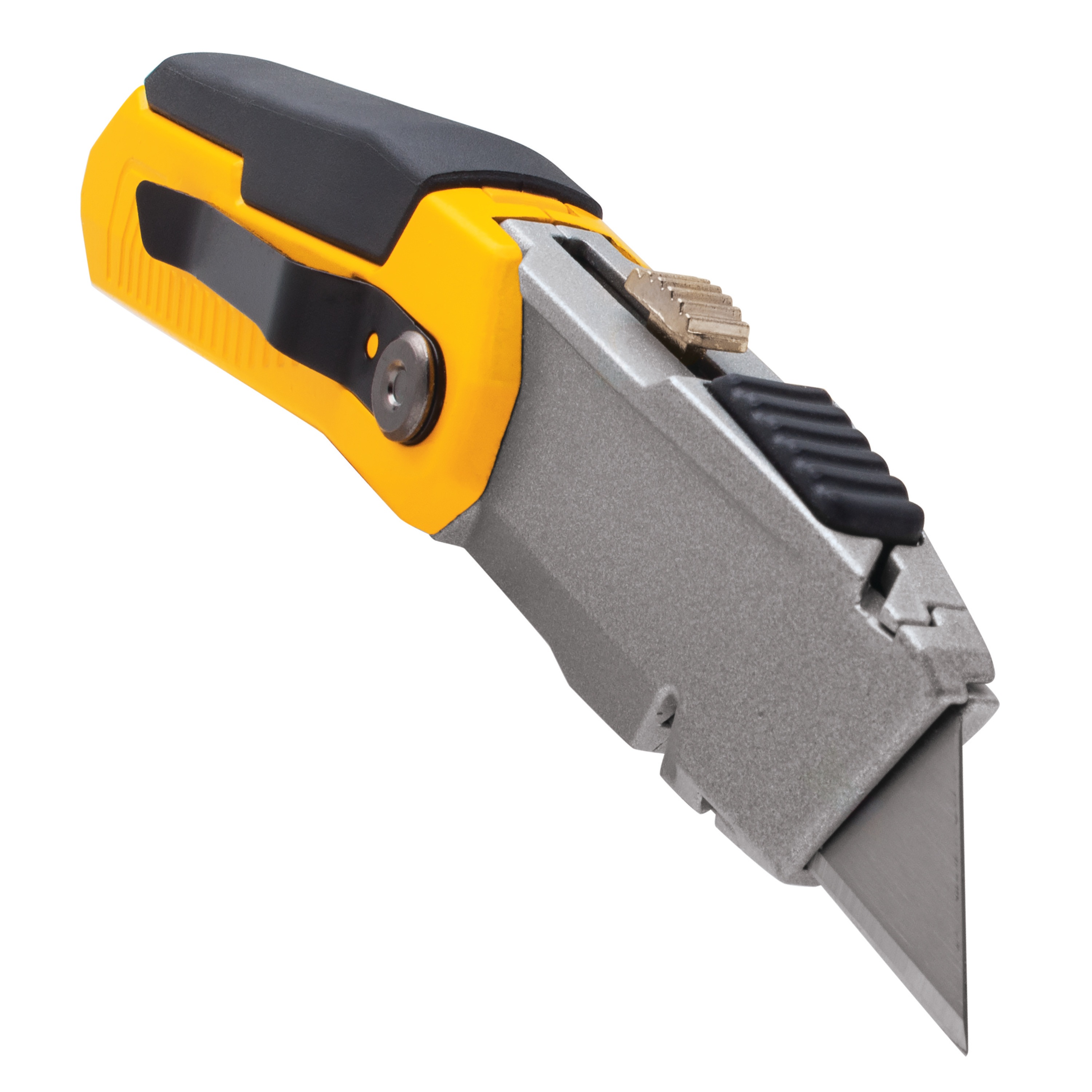 Profile of Folding retractable utility knife.