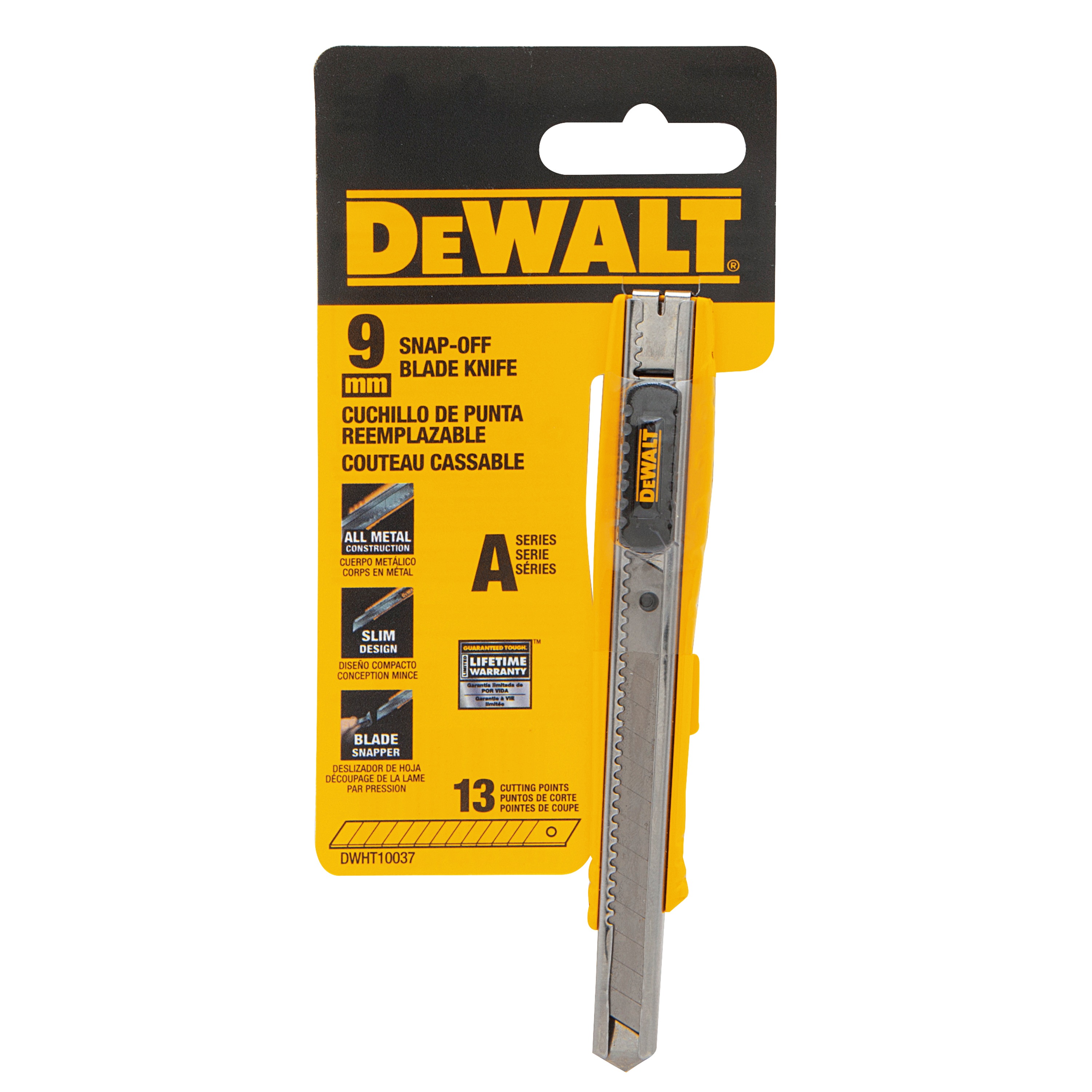 9mm SnapOff Knife DWHT10037 DEWALT