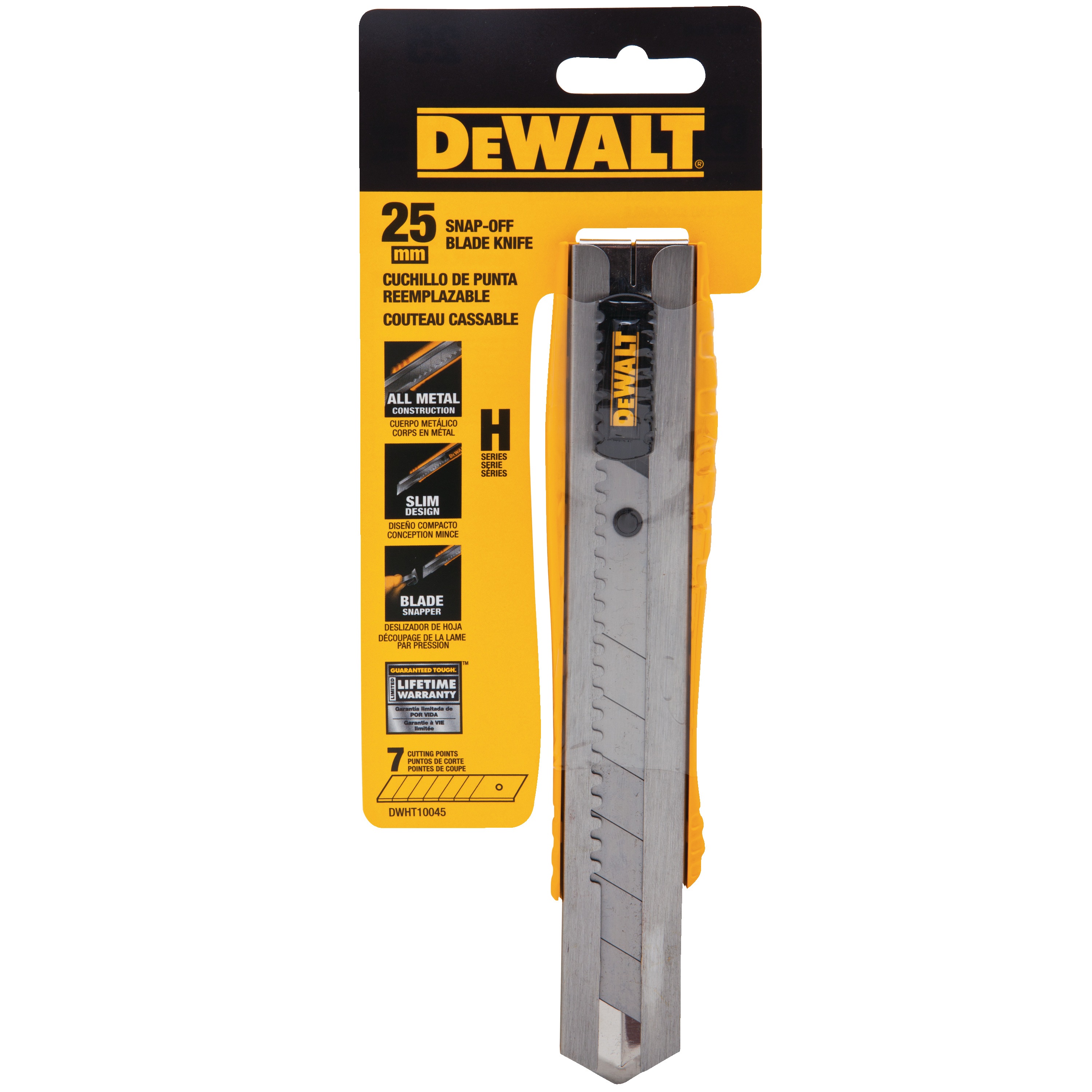 25mm SnapOff Knife DWHT10045 DEWALT