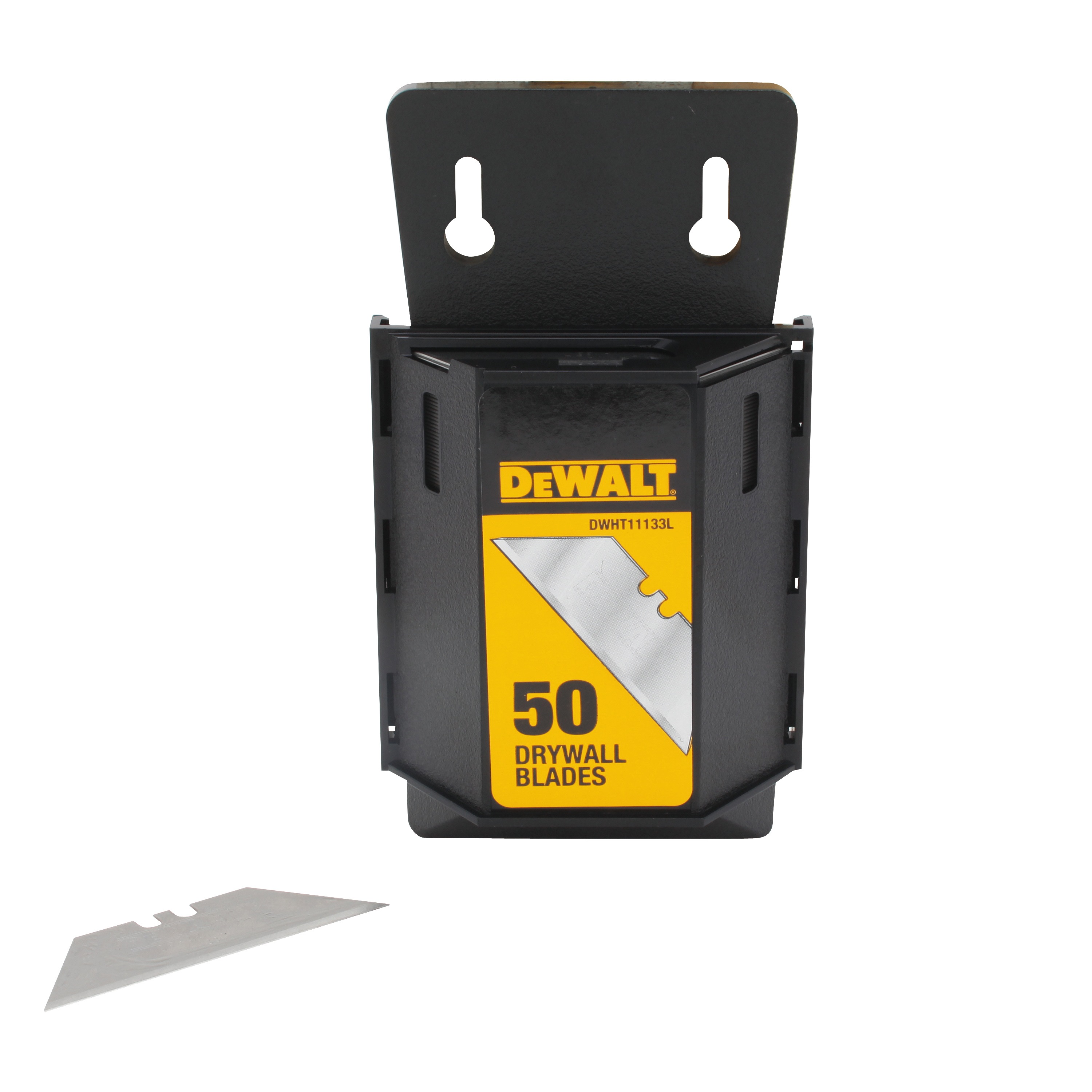 Profile of Drywall Blades 50 Pack along with single Drywall Blade.