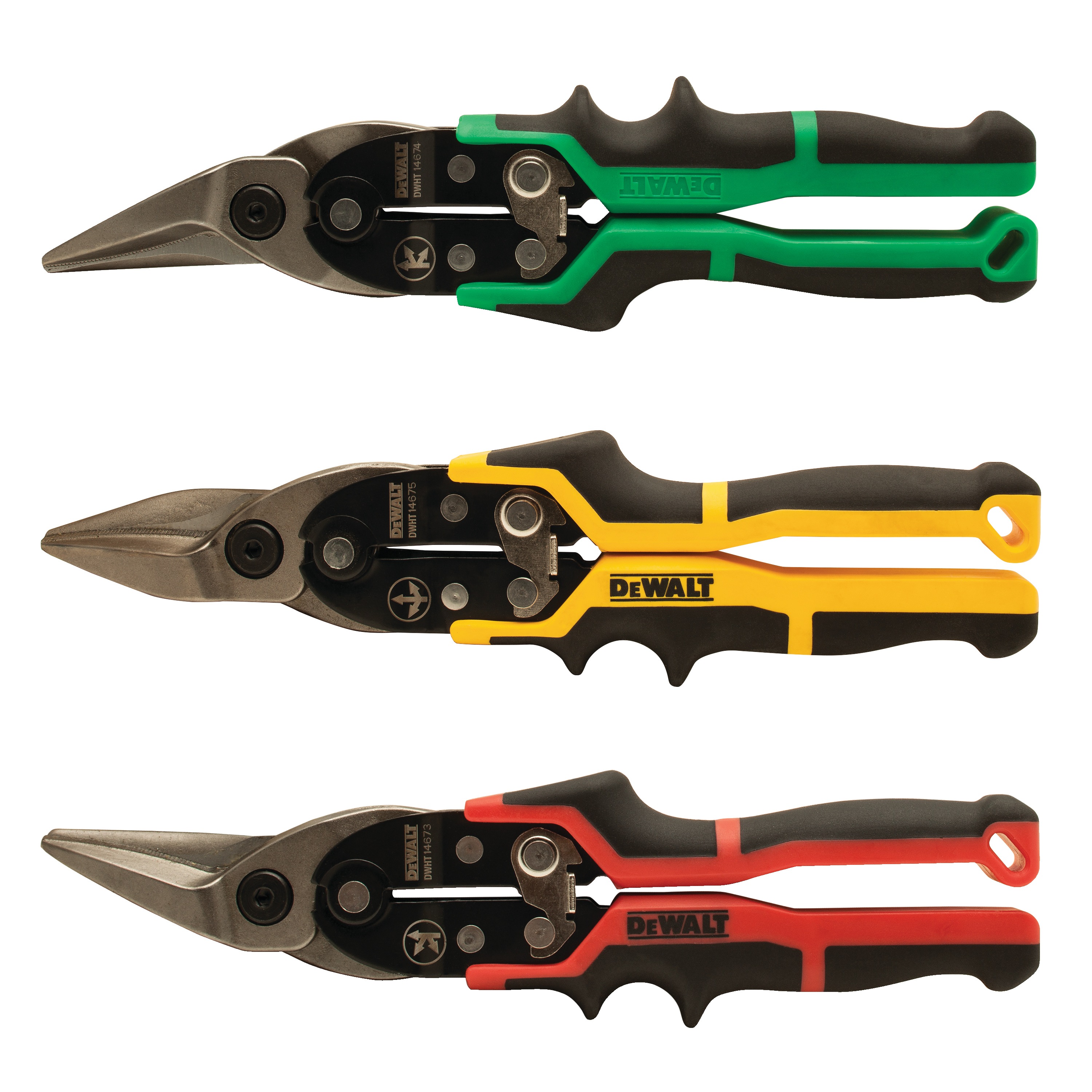 Profile of 3 pack Aviation Snips.