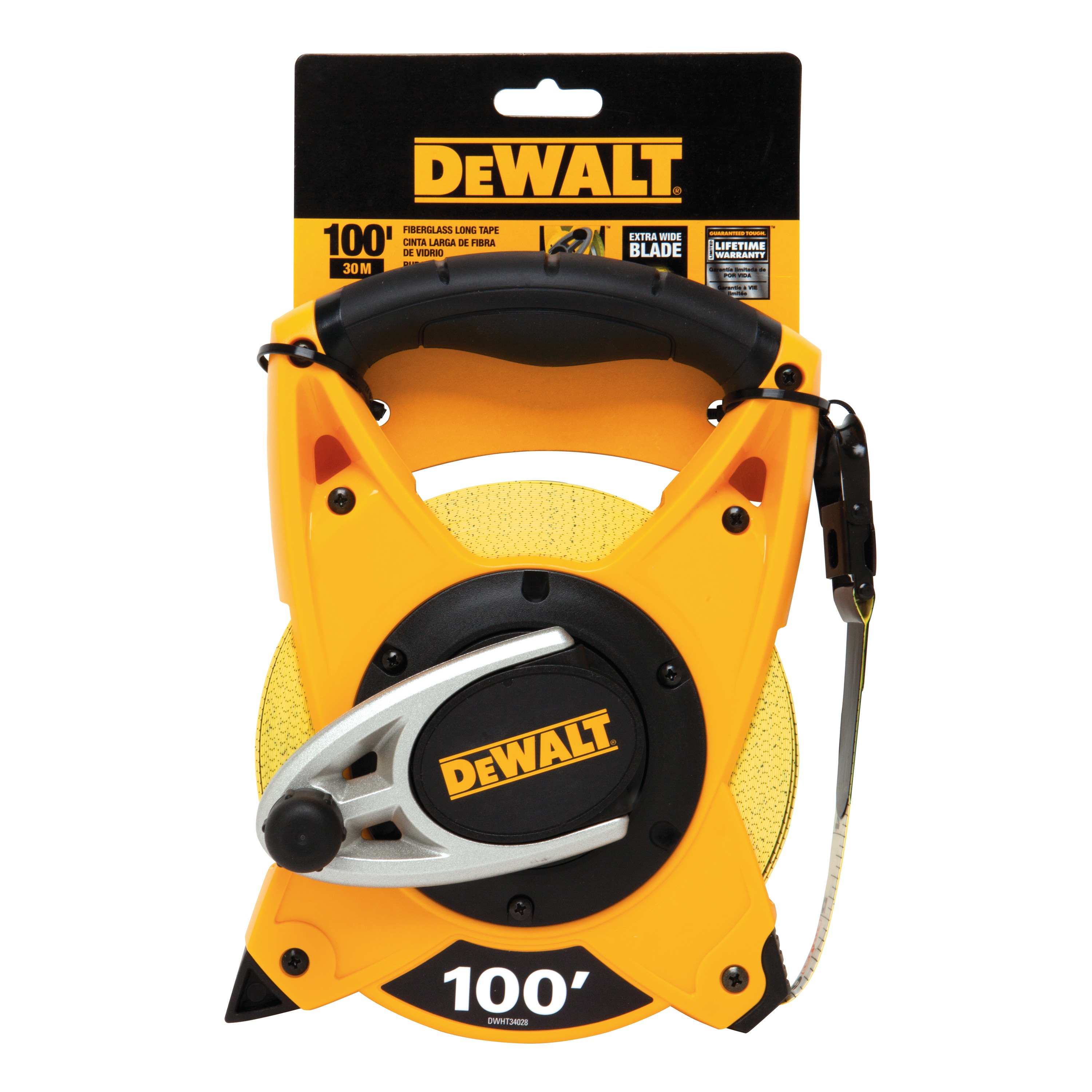 100 ft Fiberglass Long Tape DWHT34028 DEWALT